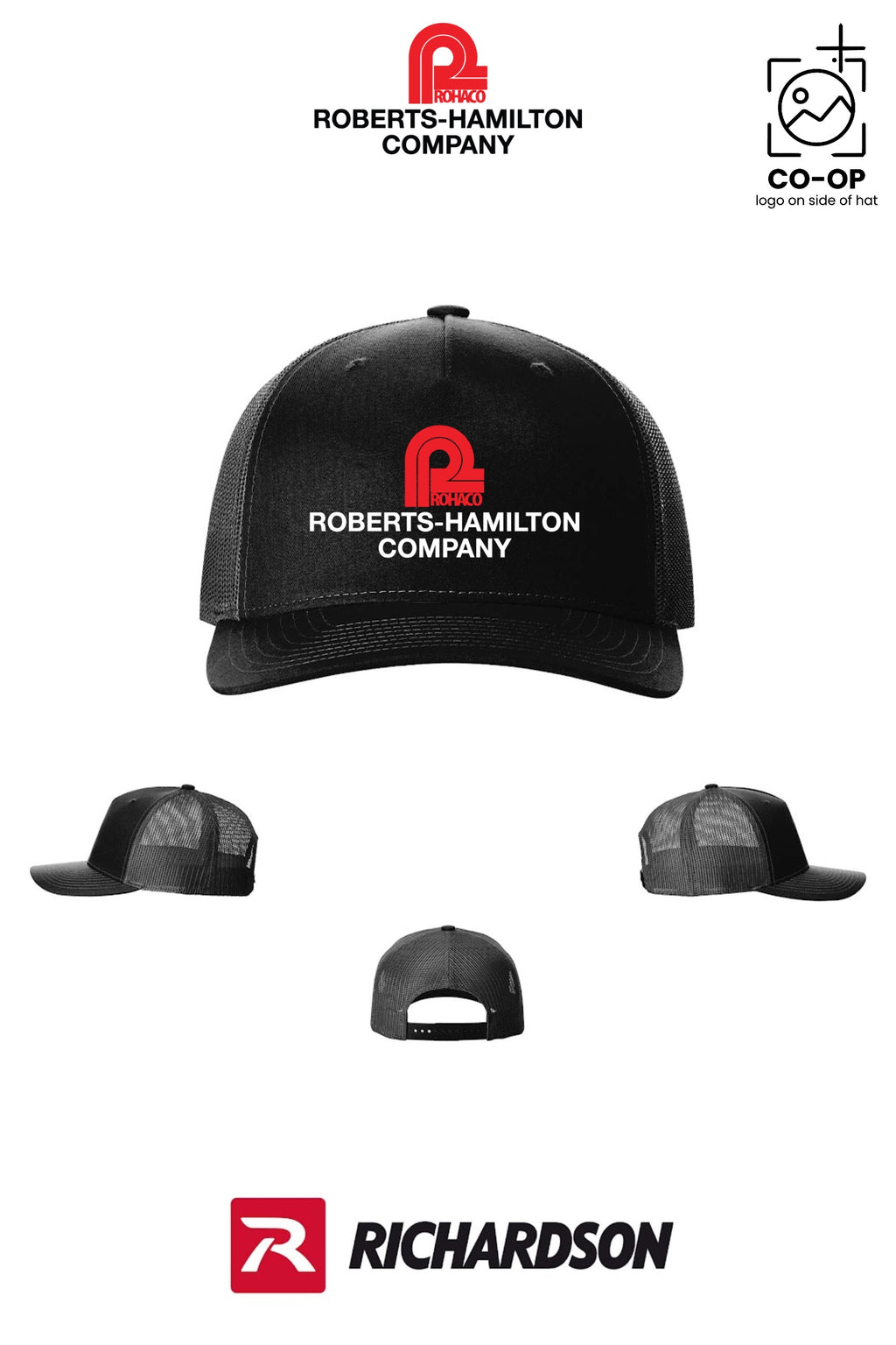 Richardson 112FP Five-Panel Trucker - ROBERTS-HAMILTON