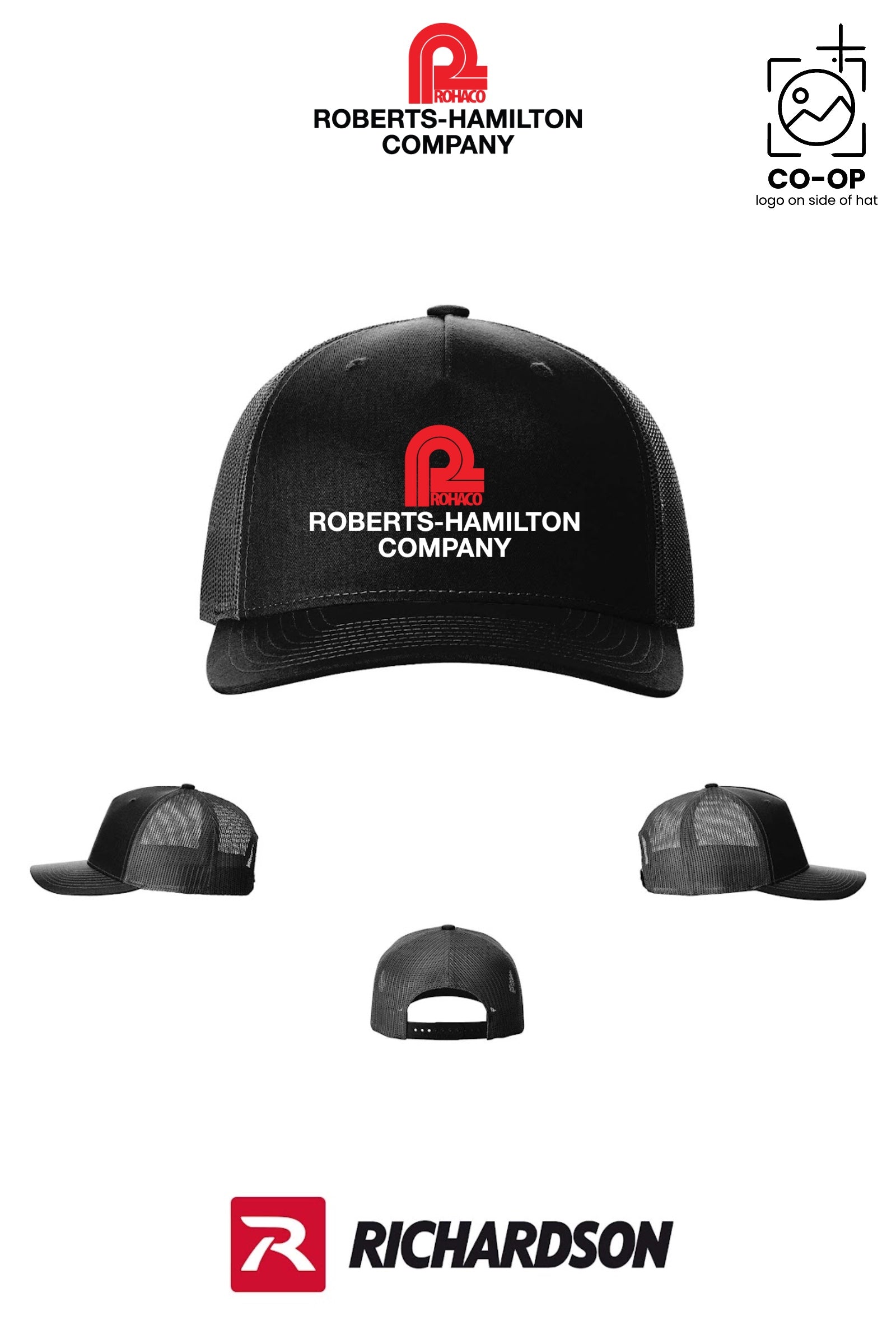 Richardson 112FP Five-Panel Trucker - ROBERTS-HAMILTON