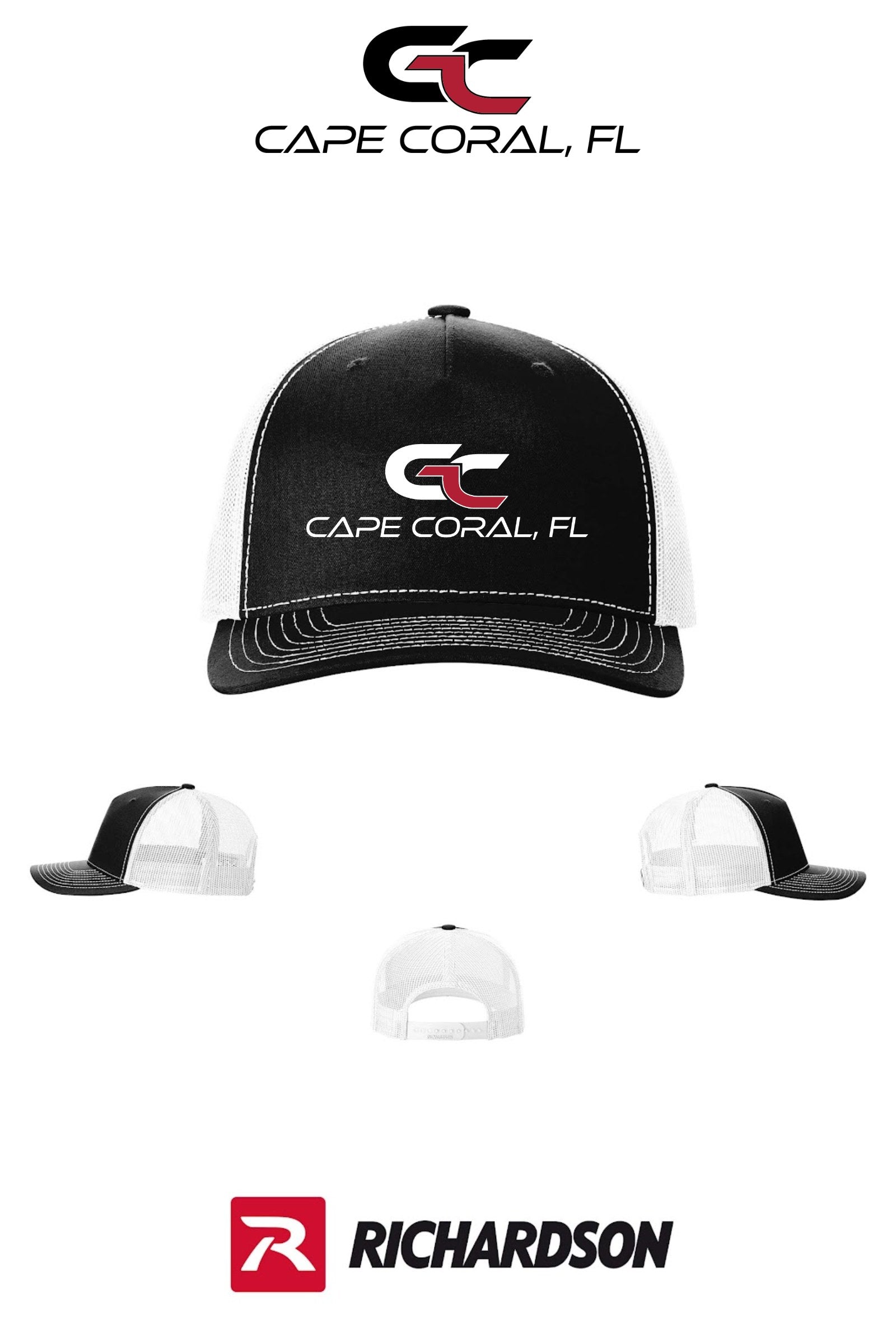 Richardson 112FP Five-Panel Trucker - GORMAN CO - CAPE CORAL