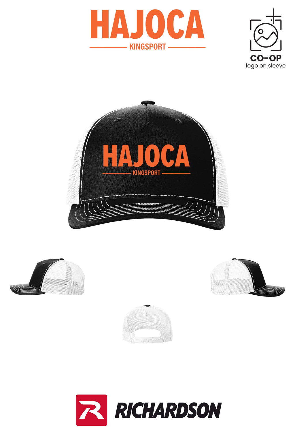 Richardson 112FP Five-Panel Trucker - HAJOCA - KINGSPORT