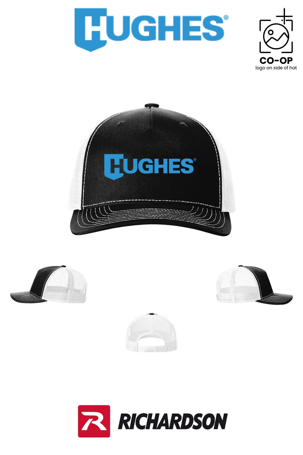 Richardson 112FP Five-Panel Trucker - HUGHES SUPPLY