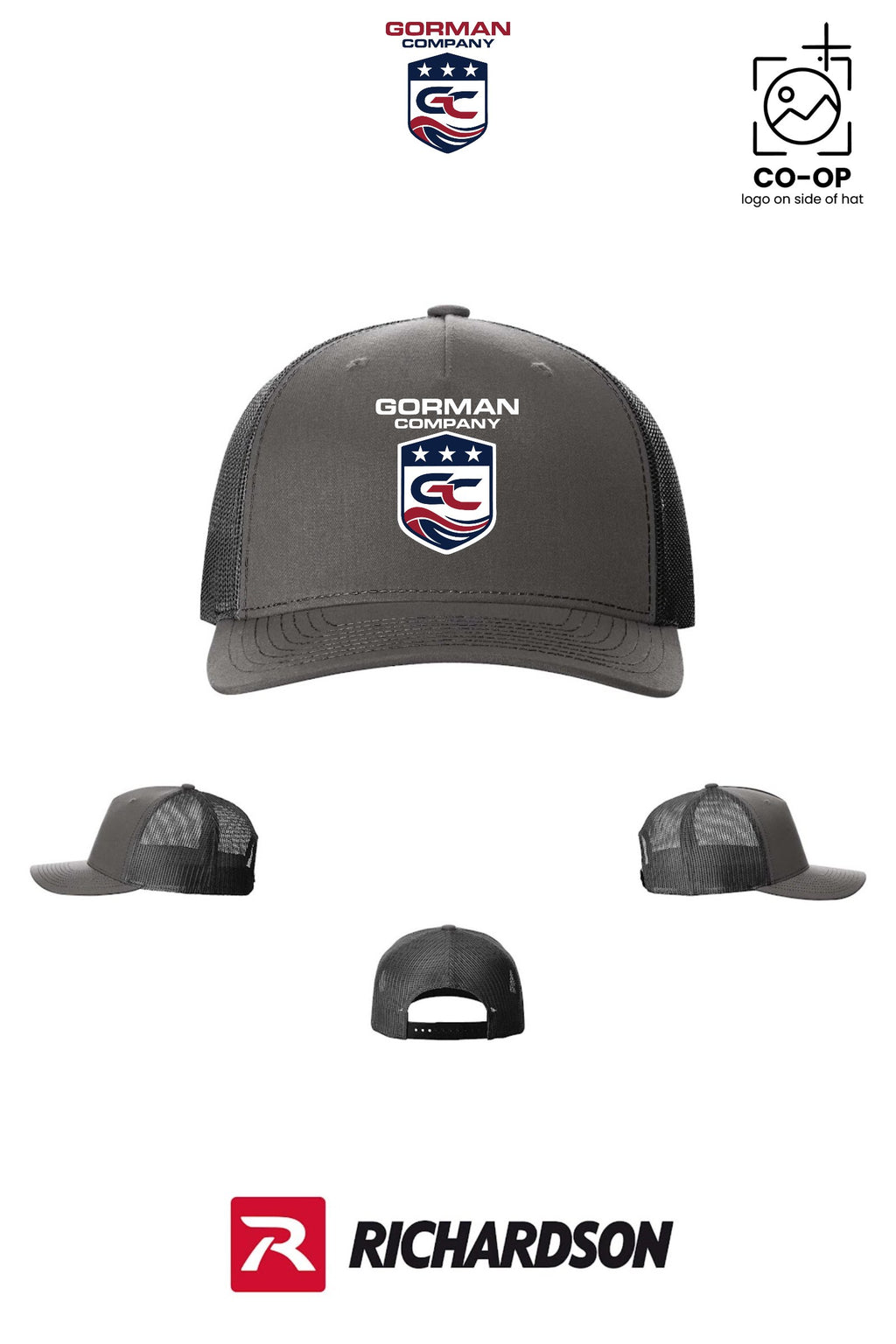 Richardson 112FP Five-Panel Trucker - GORMAN CO - PANAMA CITY