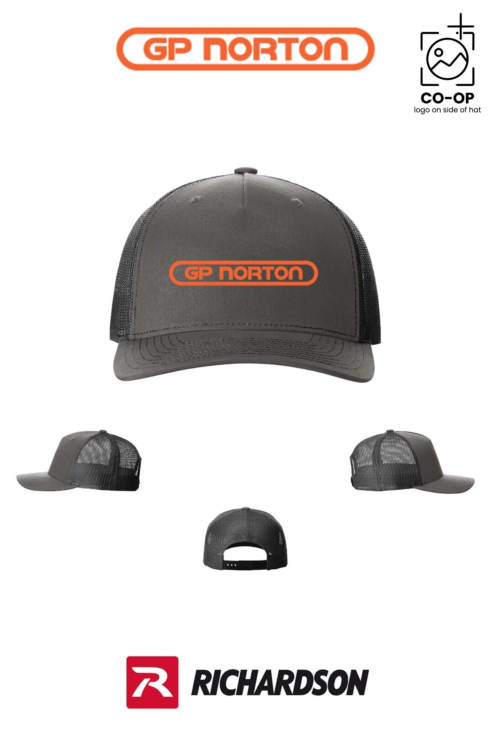 Richardson 112FP Five-Panel Trucker - G P NORTON
