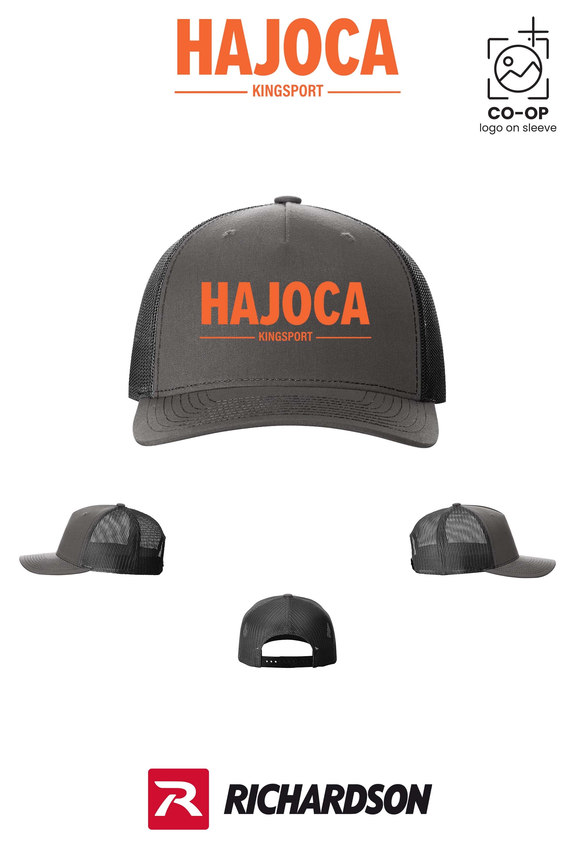 Richardson 112FP Five-Panel Trucker - HAJOCA - KINGSPORT