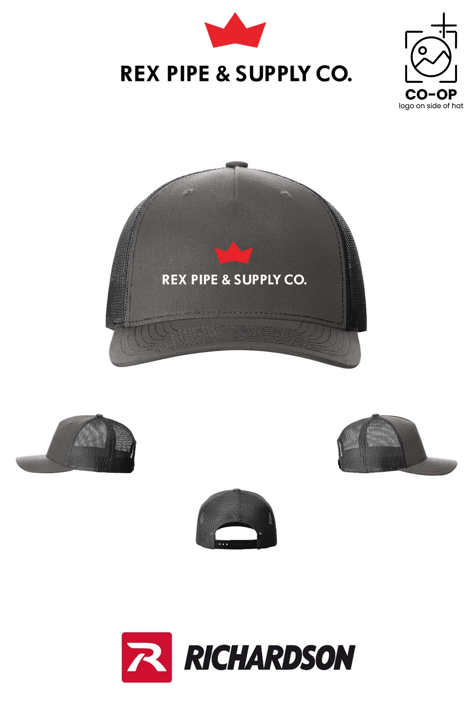 Richardson 112FP Five-Panel Trucker - REX PIPE AND SUPPLY