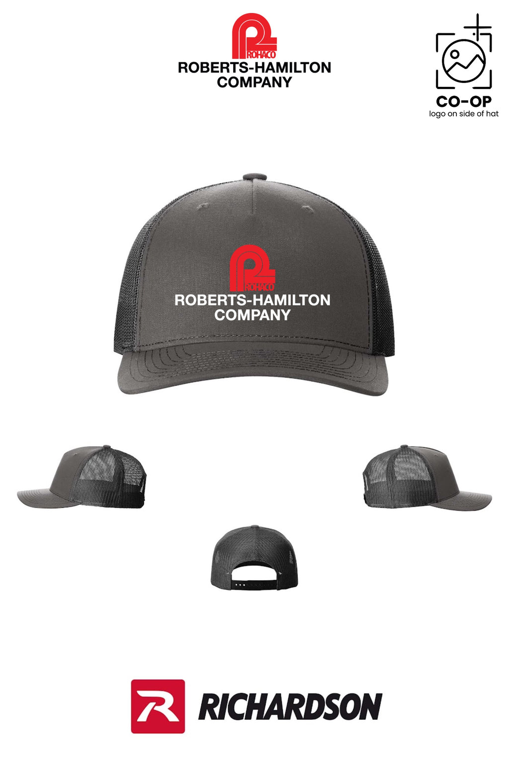 Richardson 112FP Five-Panel Trucker - ROBERTS-HAMILTON