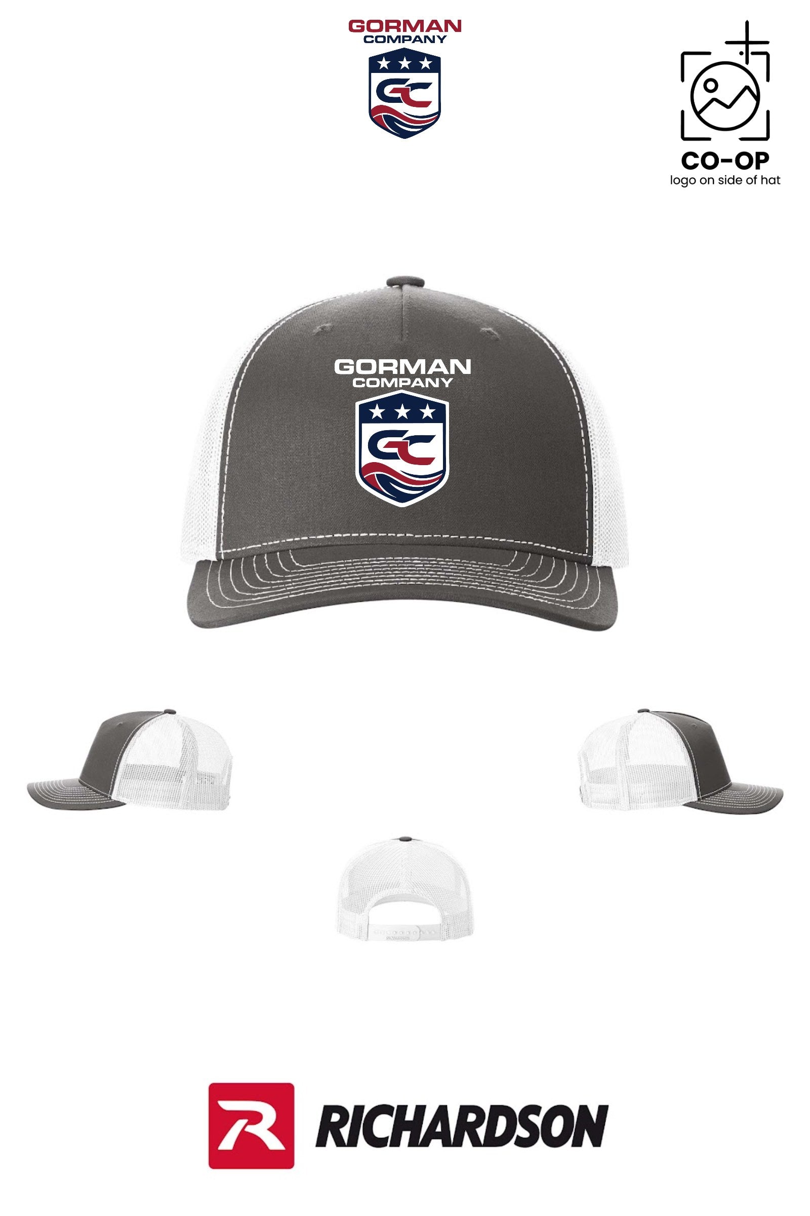 Richardson 112FP Five-Panel Trucker - GORMAN CO - PANAMA CITY