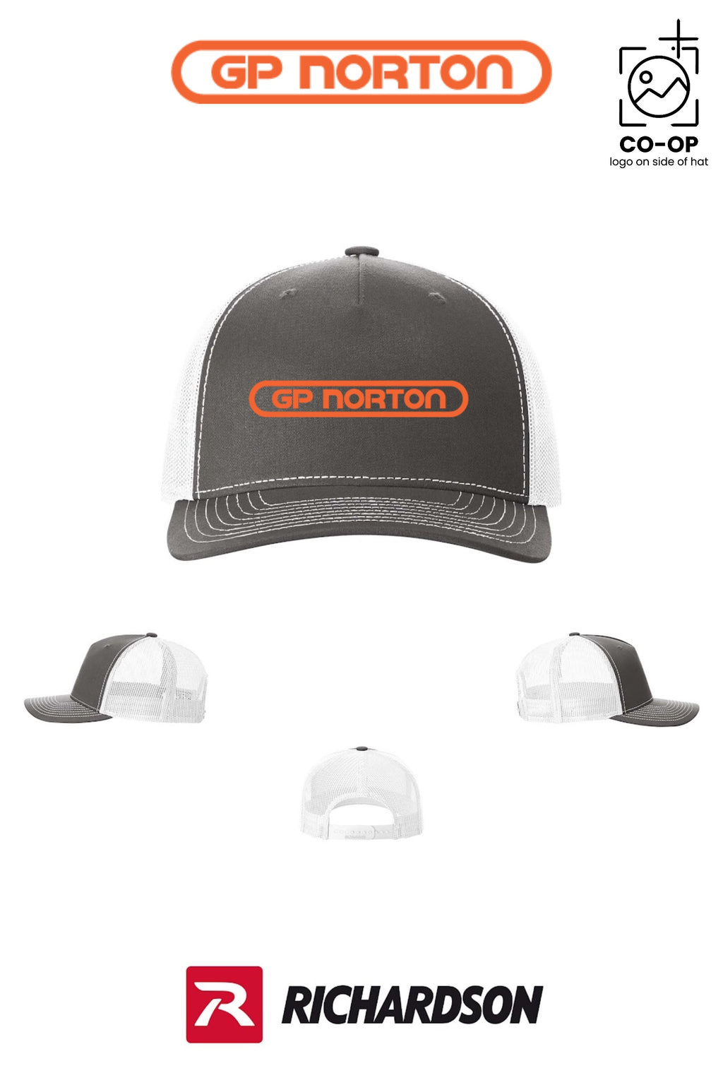 Richardson 112FP Five-Panel Trucker - G P NORTON
