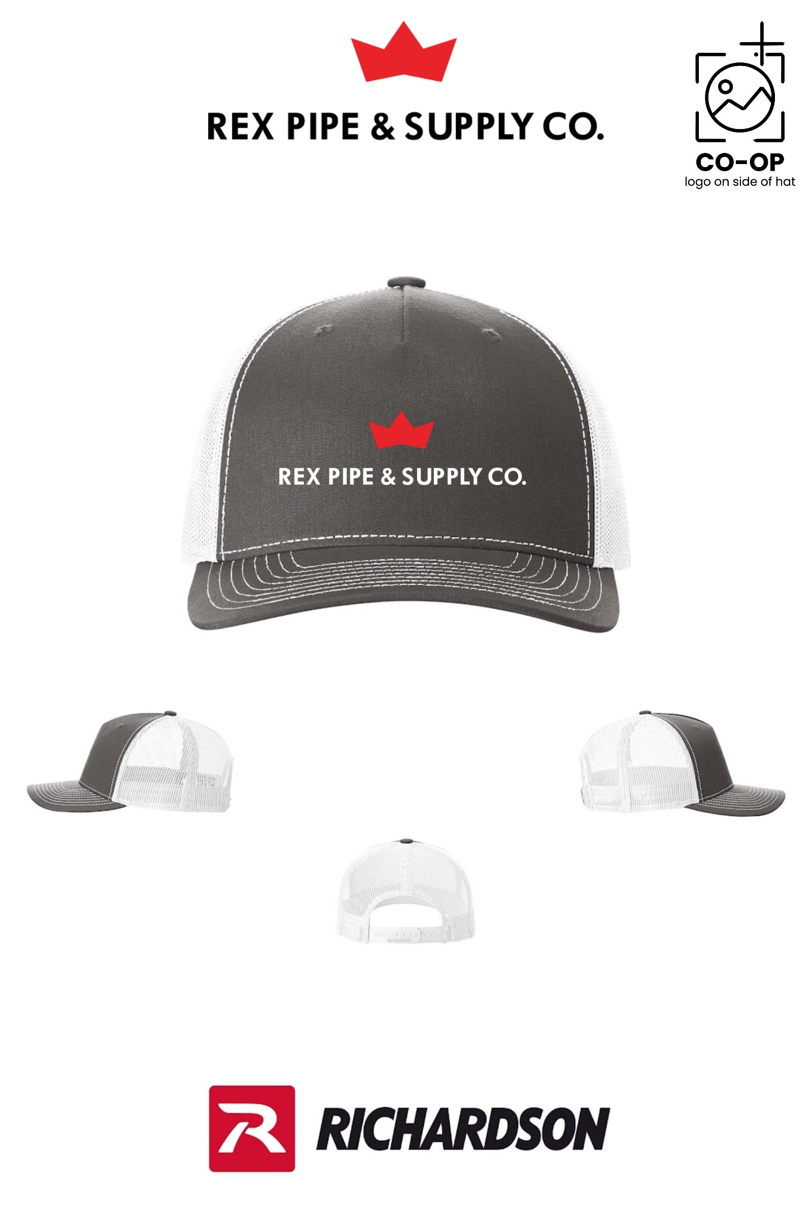 Richardson 112FP Five-Panel Trucker - REX PIPE AND SUPPLY