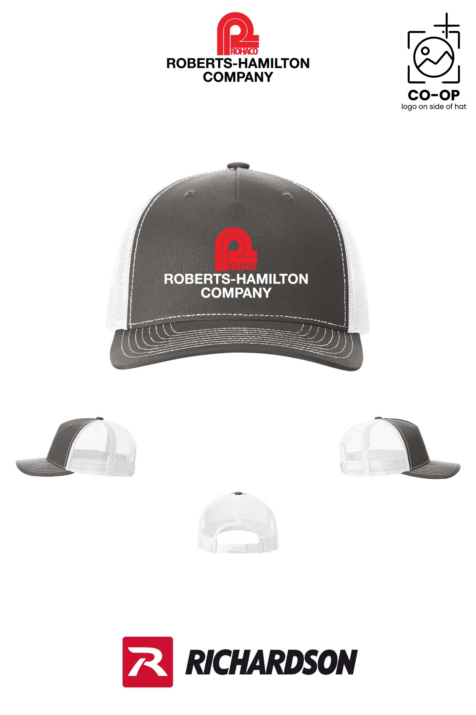 Richardson 112FP Five-Panel Trucker - ROBERTS-HAMILTON