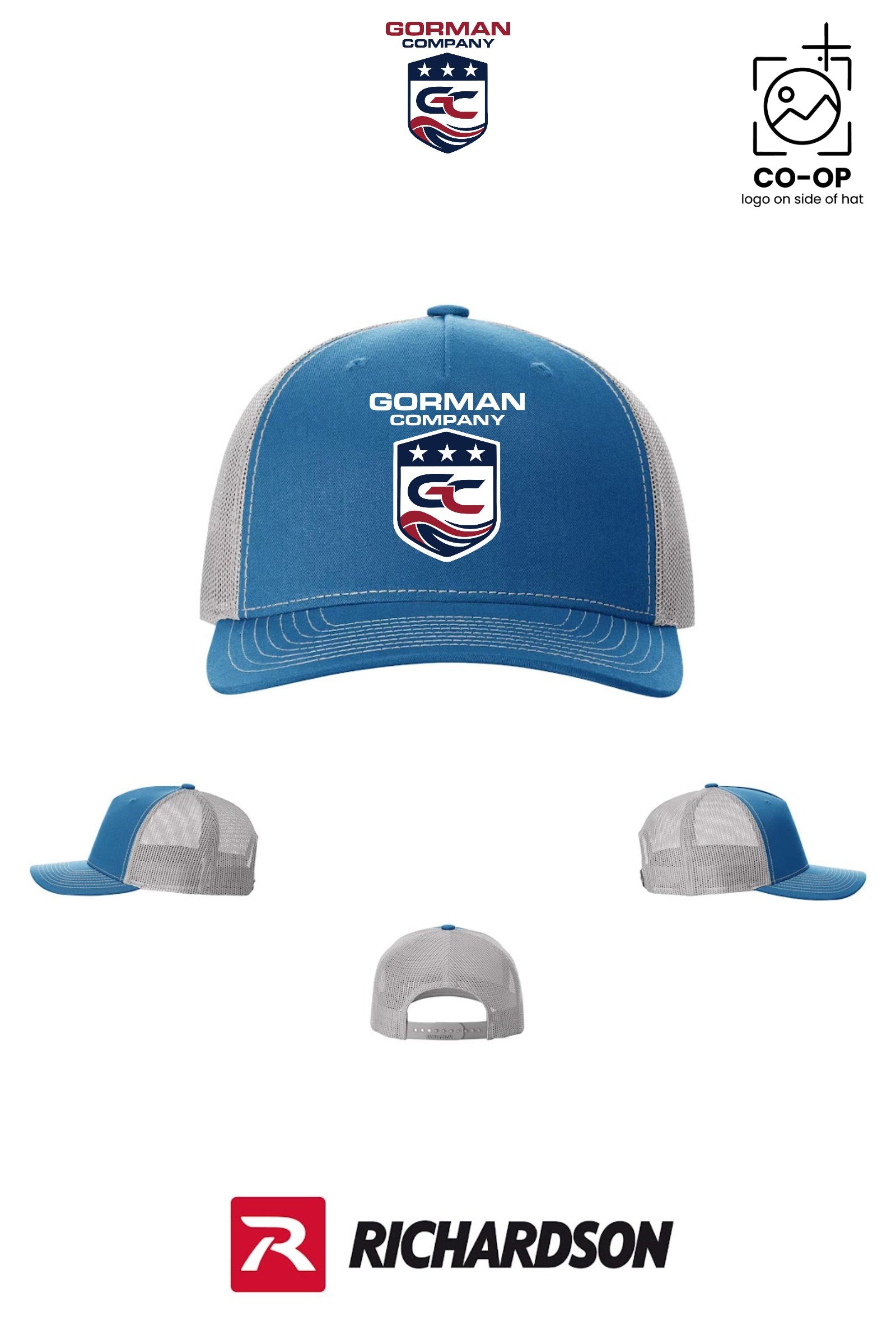 Richardson 112FP Five-Panel Trucker - GORMAN CO - PANAMA CITY