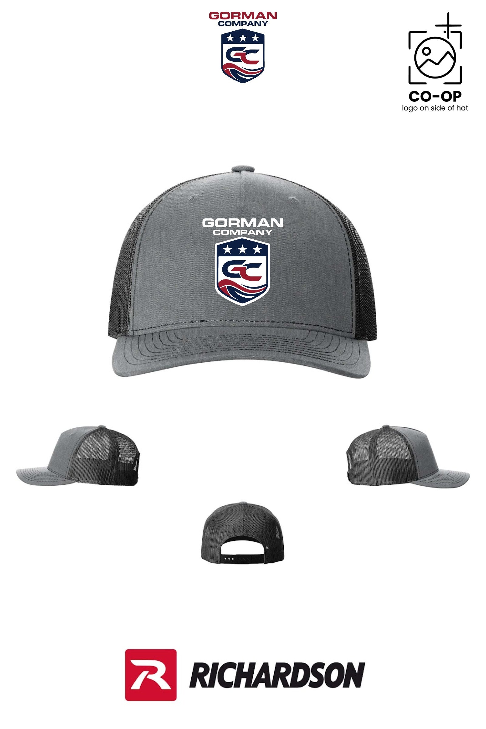 Richardson 112FP Five-Panel Trucker - GORMAN CO - PANAMA CITY