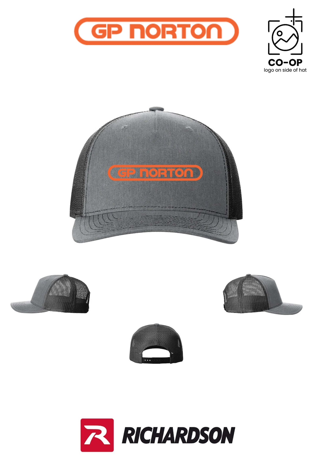 Richardson 112FP Five-Panel Trucker - G P NORTON