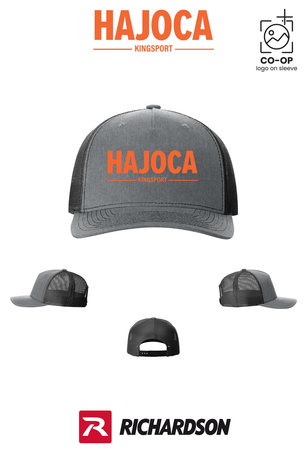 Richardson 112FP Five-Panel Trucker - HAJOCA - KINGSPORT