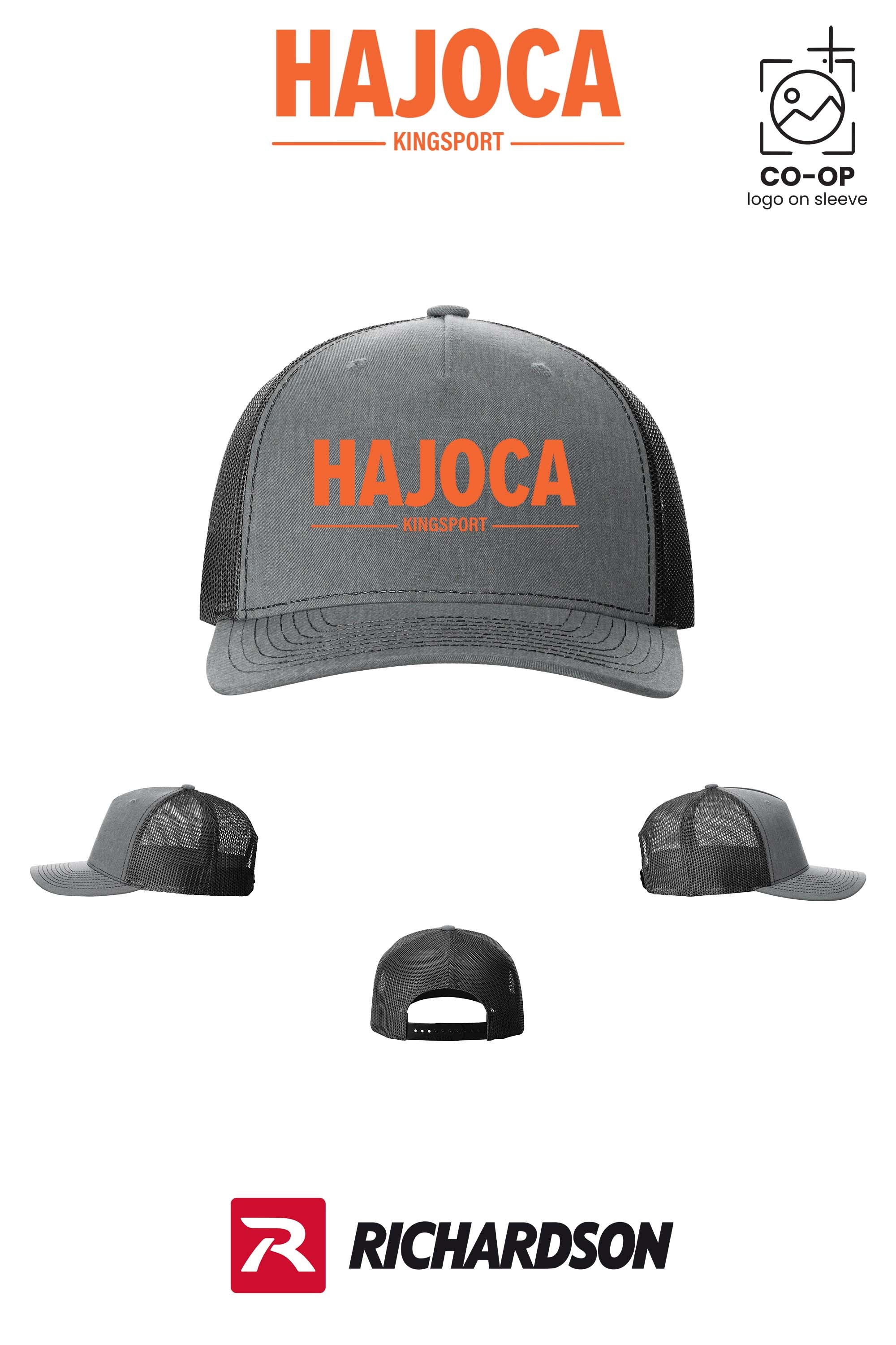 Richardson 112FP Five-Panel Trucker - HAJOCA - KINGSPORT