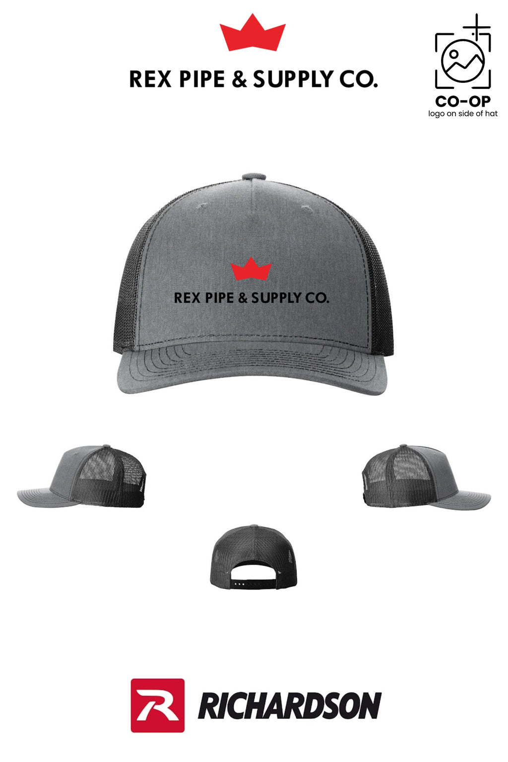 Richardson 112FP Five-Panel Trucker - REX PIPE AND SUPPLY