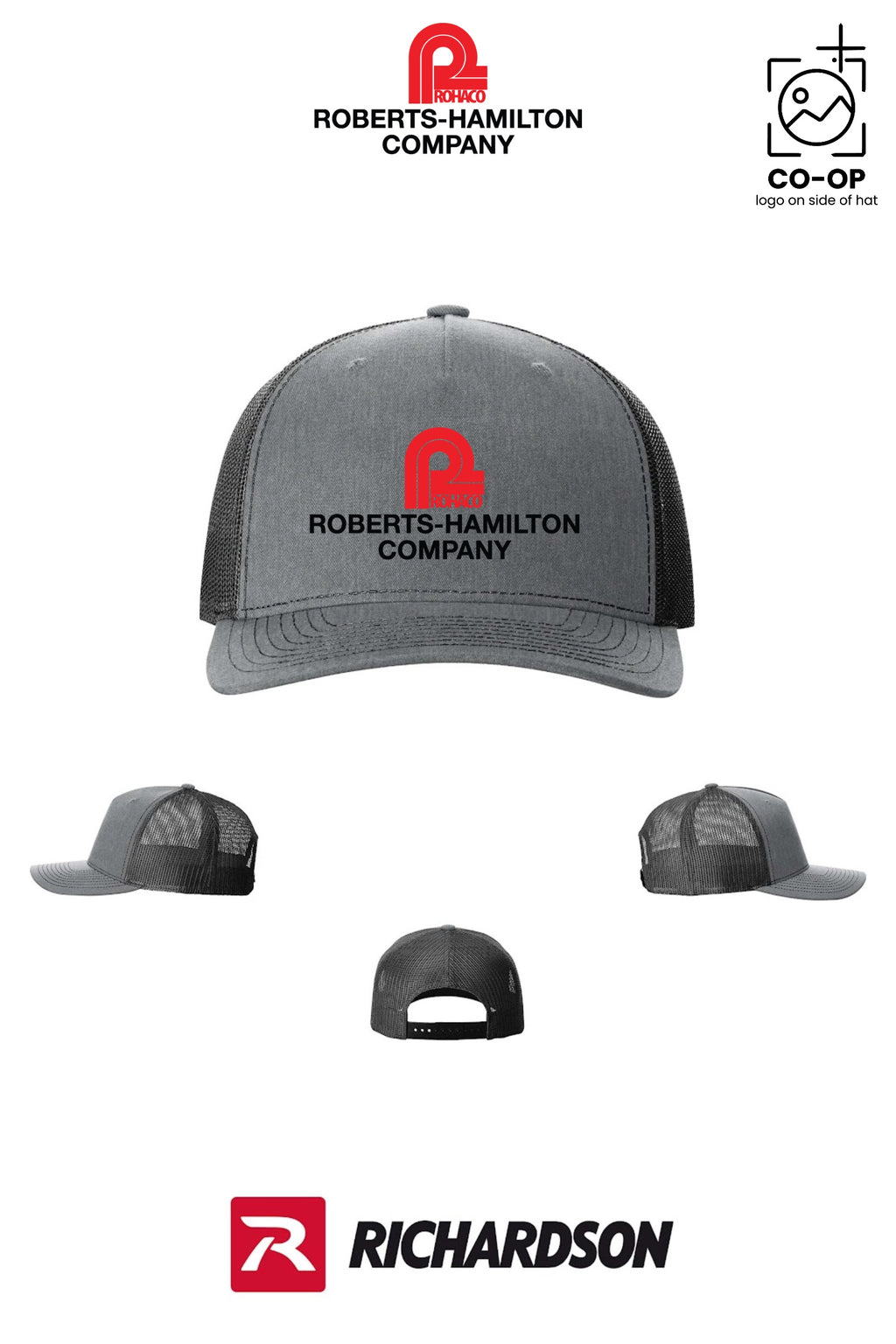 Richardson 112FP Five-Panel Trucker - ROBERTS-HAMILTON
