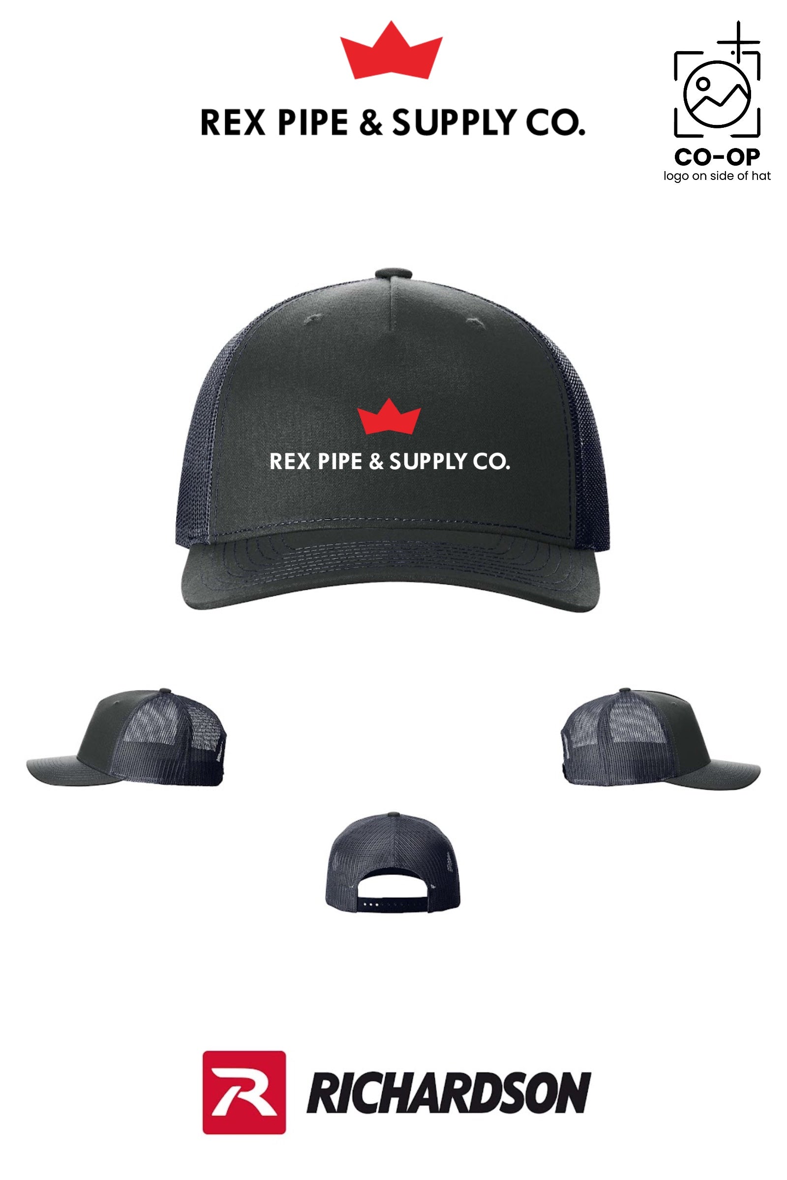 Richardson 112FP Five-Panel Trucker - REX PIPE AND SUPPLY