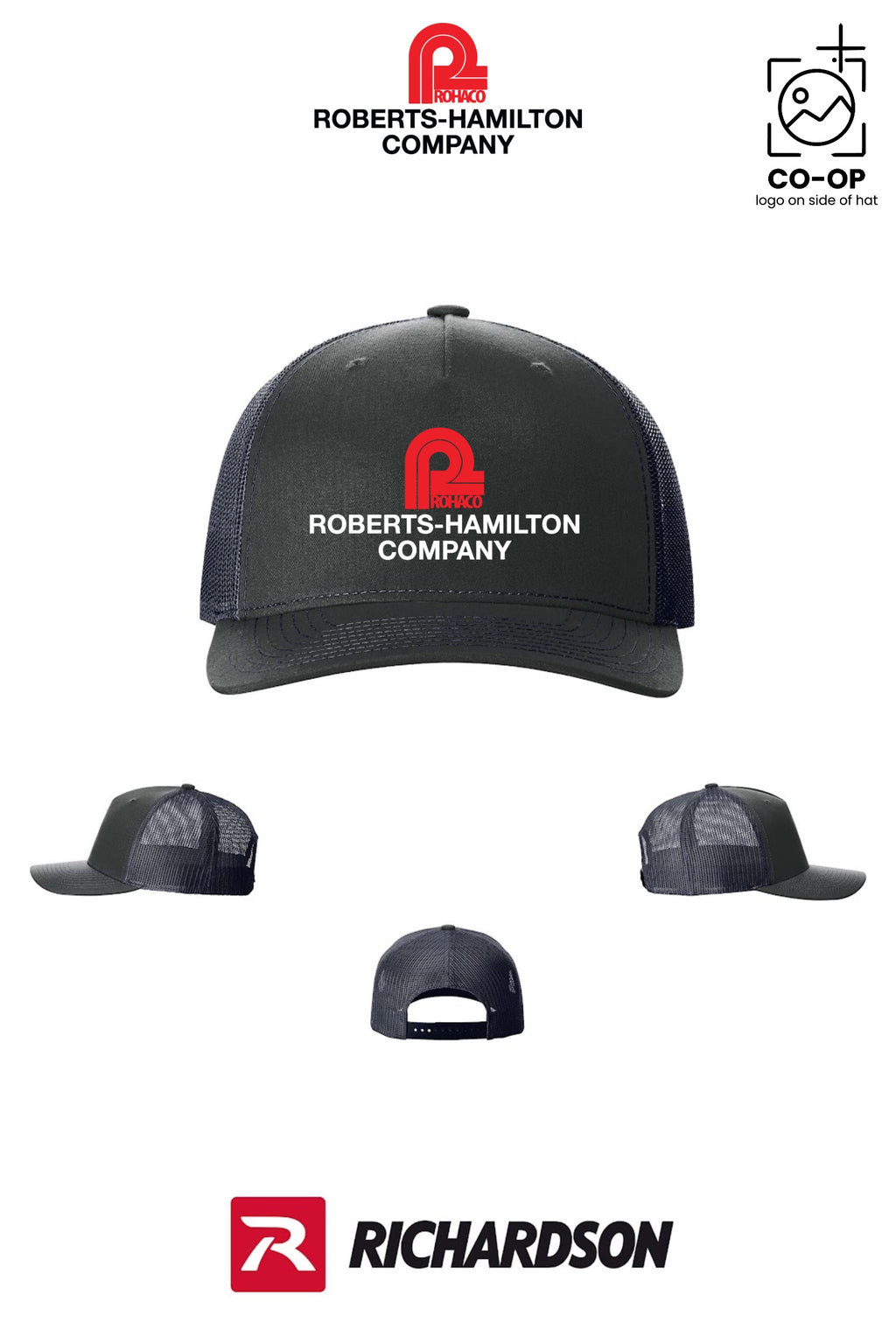 Richardson 112FP Five-Panel Trucker - ROBERTS-HAMILTON