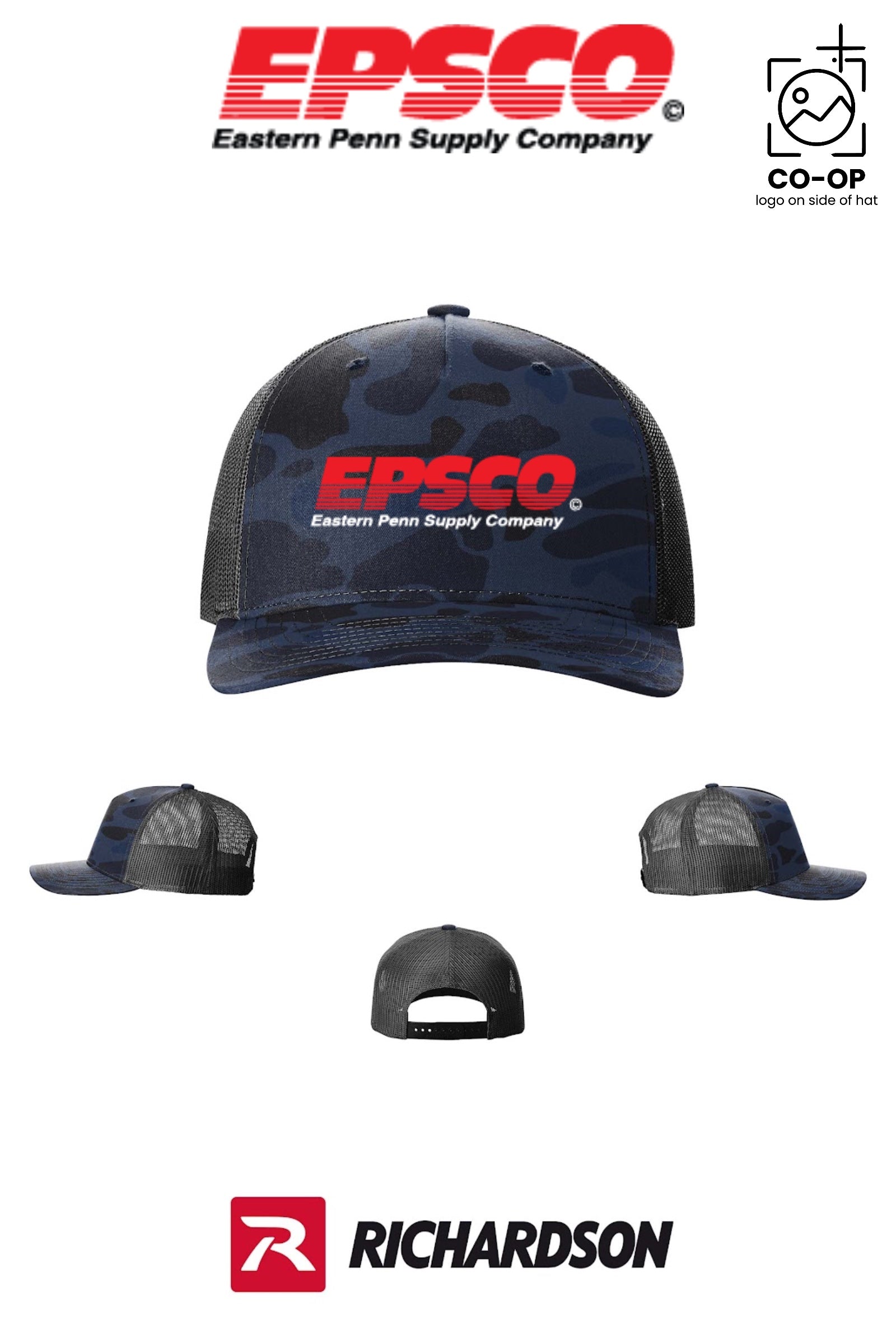 Richardson 112PFP Printed Five-Panel Trucker - EPSCO