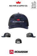 Richardson 112PFP Printed Five-Panel Trucker - REX PIPE AND SUPPLY
