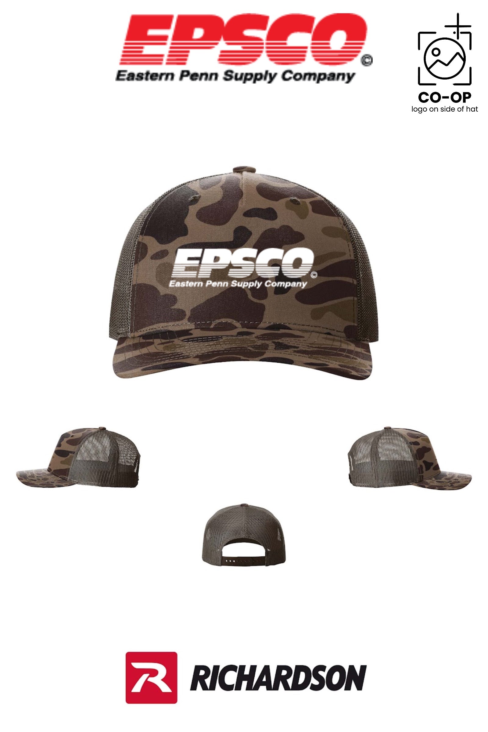 Richardson 112PFP Printed Five-Panel Trucker - EPSCO