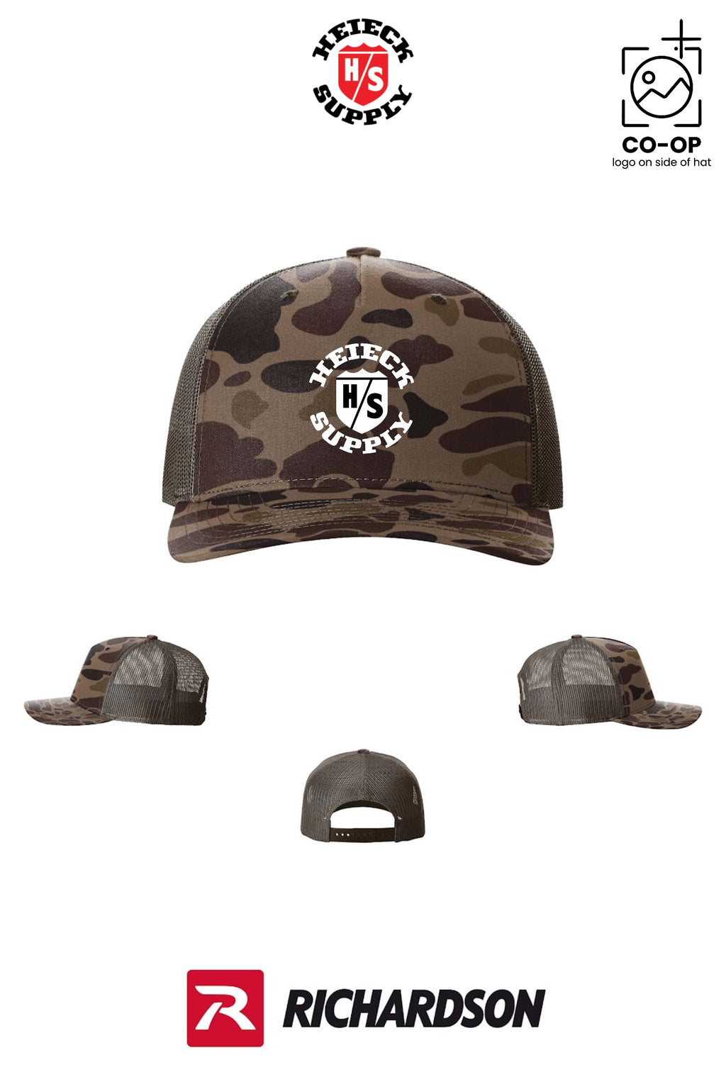 Richardson 112PFP Printed Five-Panel Trucker - HEIECK SUPPLY