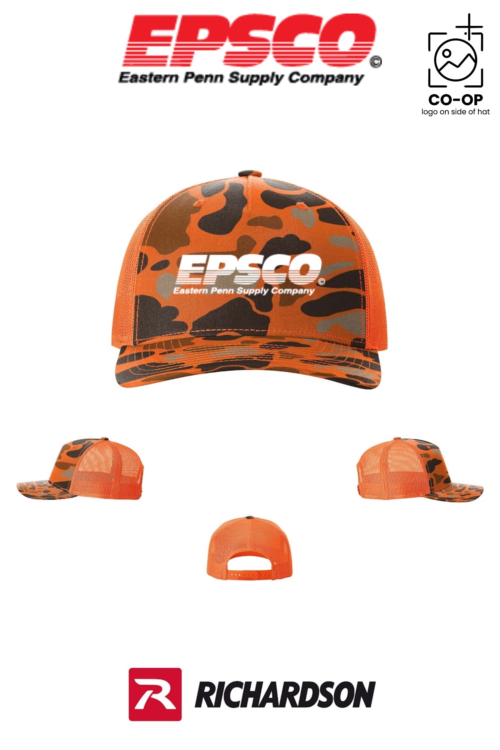 Richardson 112PFP Printed Five-Panel Trucker - EPSCO