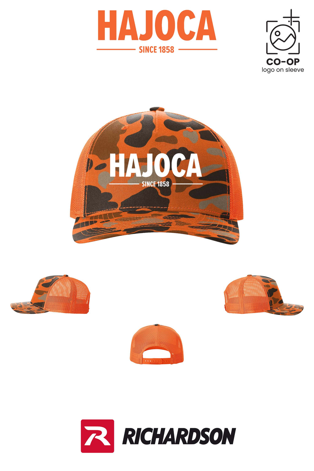 Richardson 112PFP Printed Five-Panel Trucker - HAJOCA