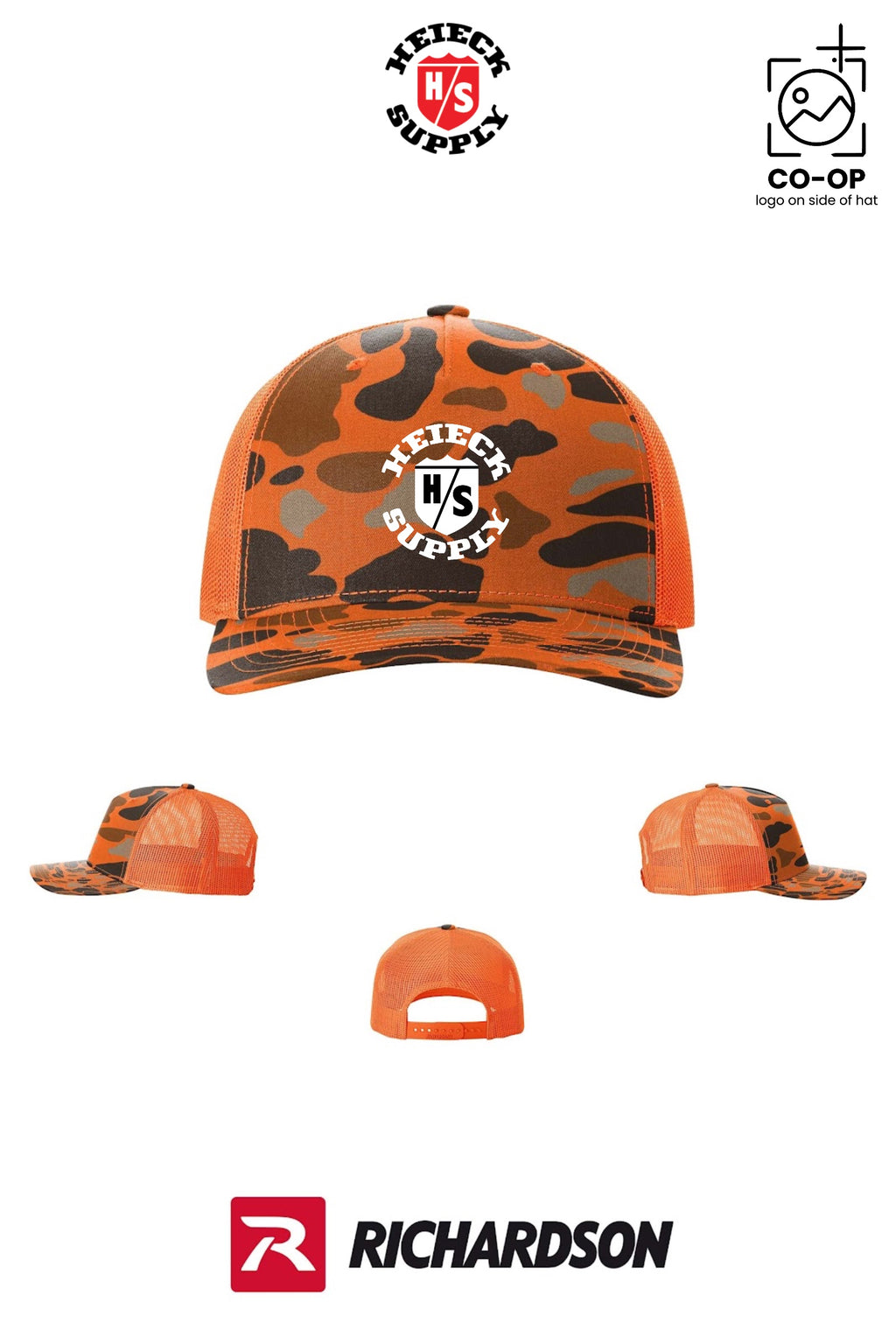 Richardson 112PFP Printed Five-Panel Trucker - HEIECK SUPPLY
