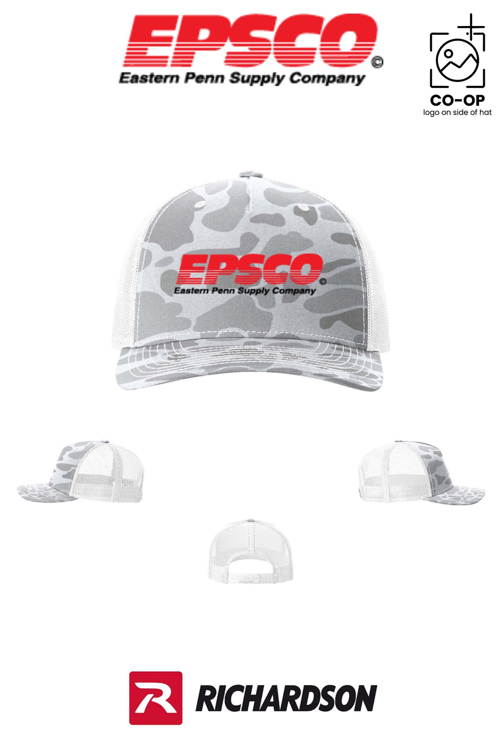 Richardson 112PFP Printed Five-Panel Trucker - EPSCO