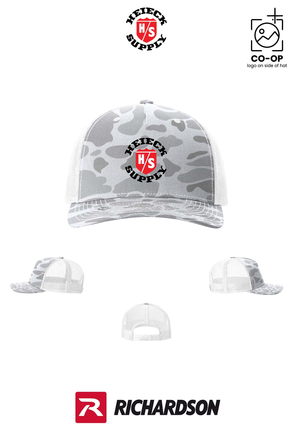 Richardson 112PFP Printed Five-Panel Trucker - HEIECK SUPPLY