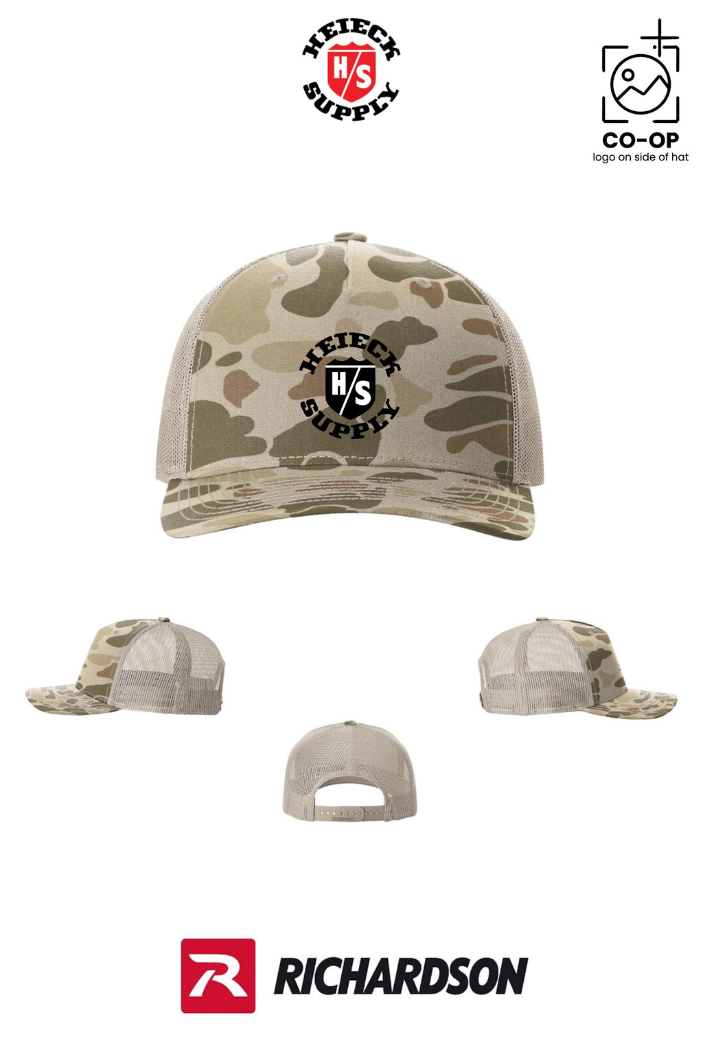 Richardson 112PFP Printed Five-Panel Trucker - HEIECK SUPPLY