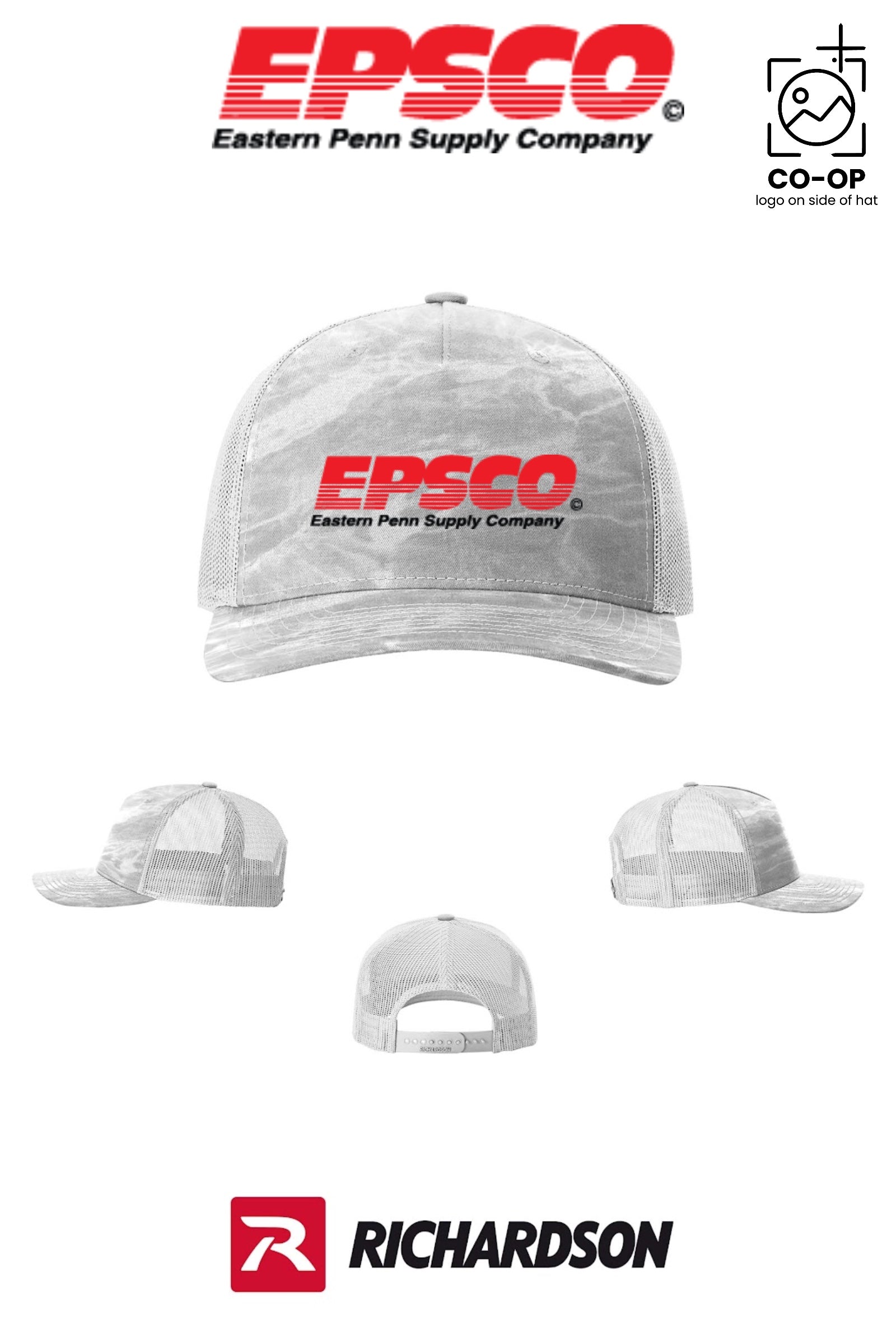 Richardson 112PFP Printed Five-Panel Trucker - EPSCO