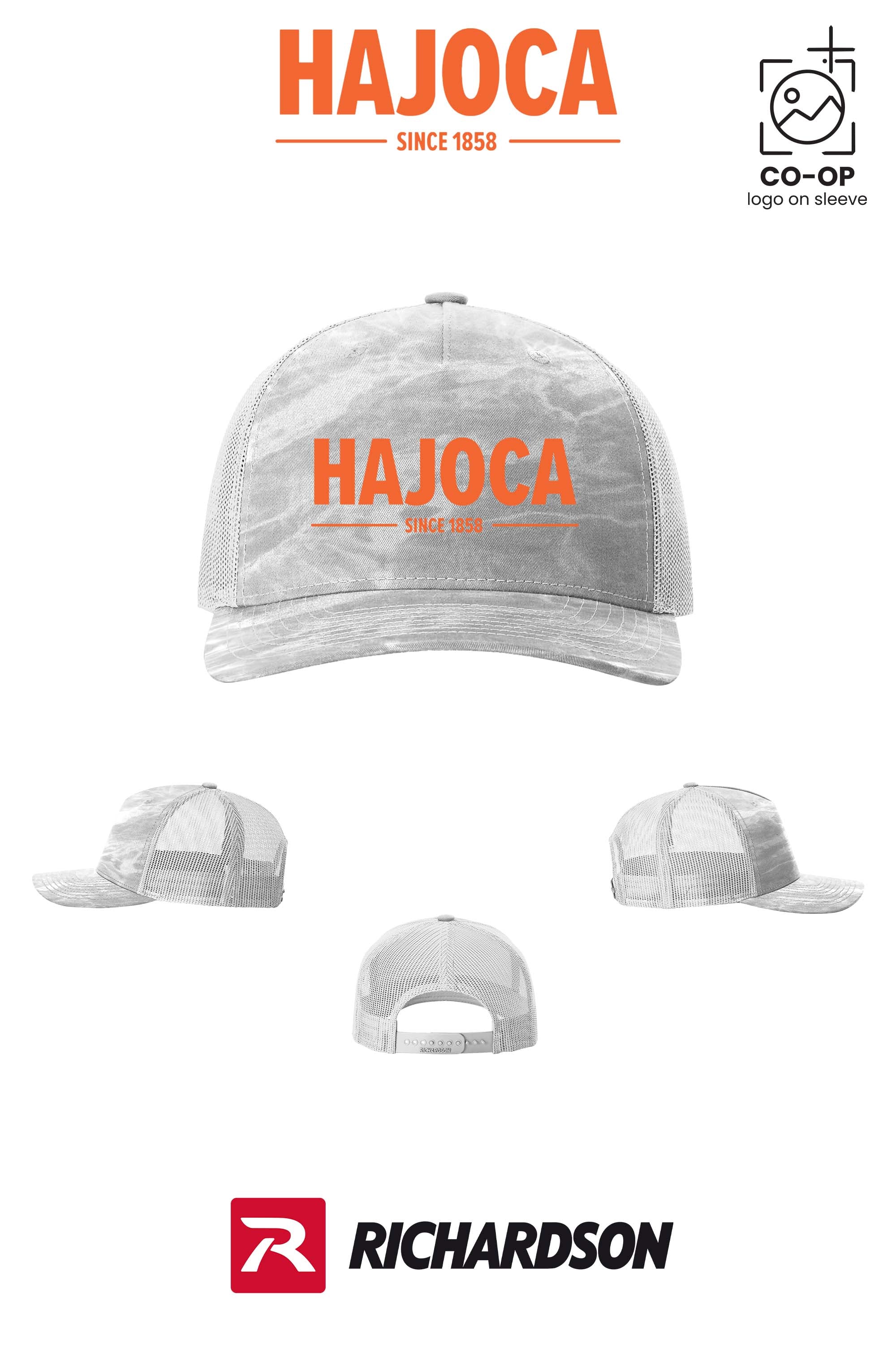 Richardson 112PFP Printed Five-Panel Trucker - HAJOCA