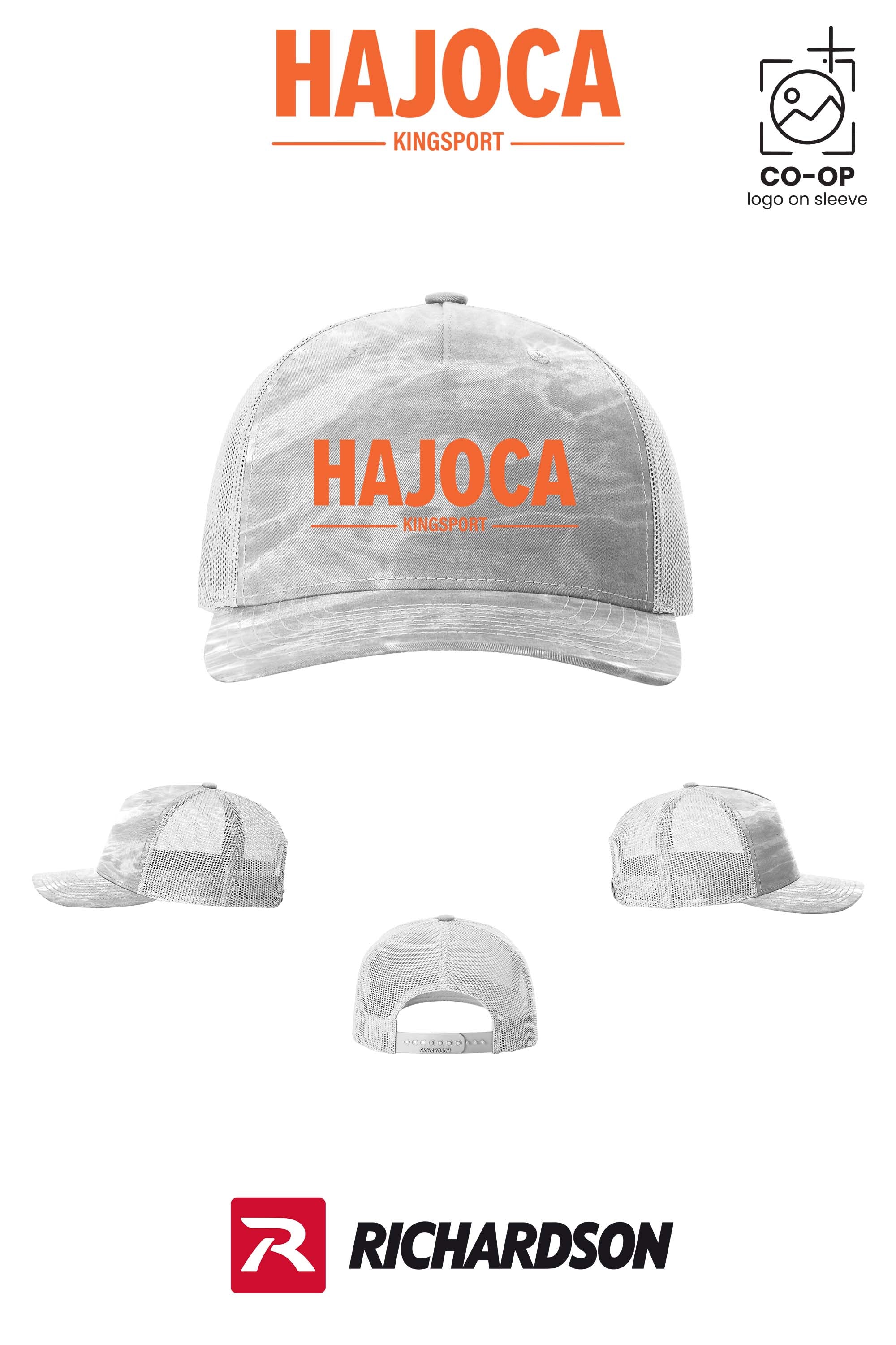 Richardson 112PFP Printed Five-Panel Trucker - HAJOCA - KINGSPORT