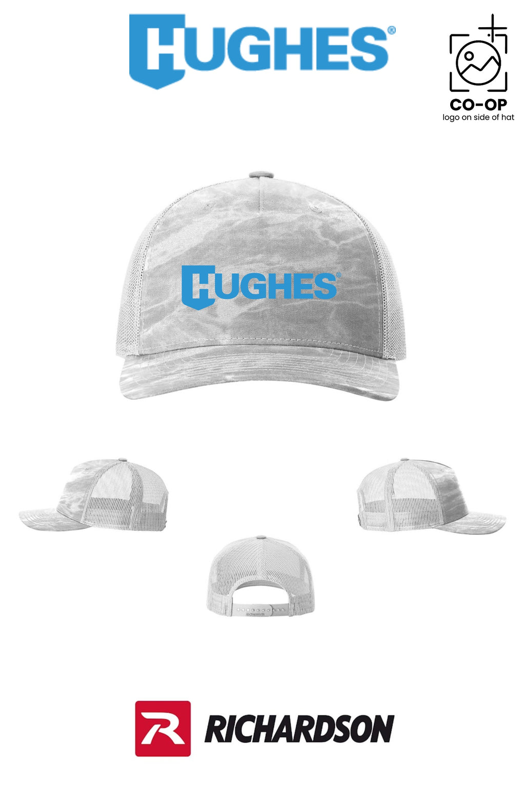 Richardson 112PFP Printed Five-Panel Trucker - HUGHES SUPPLY