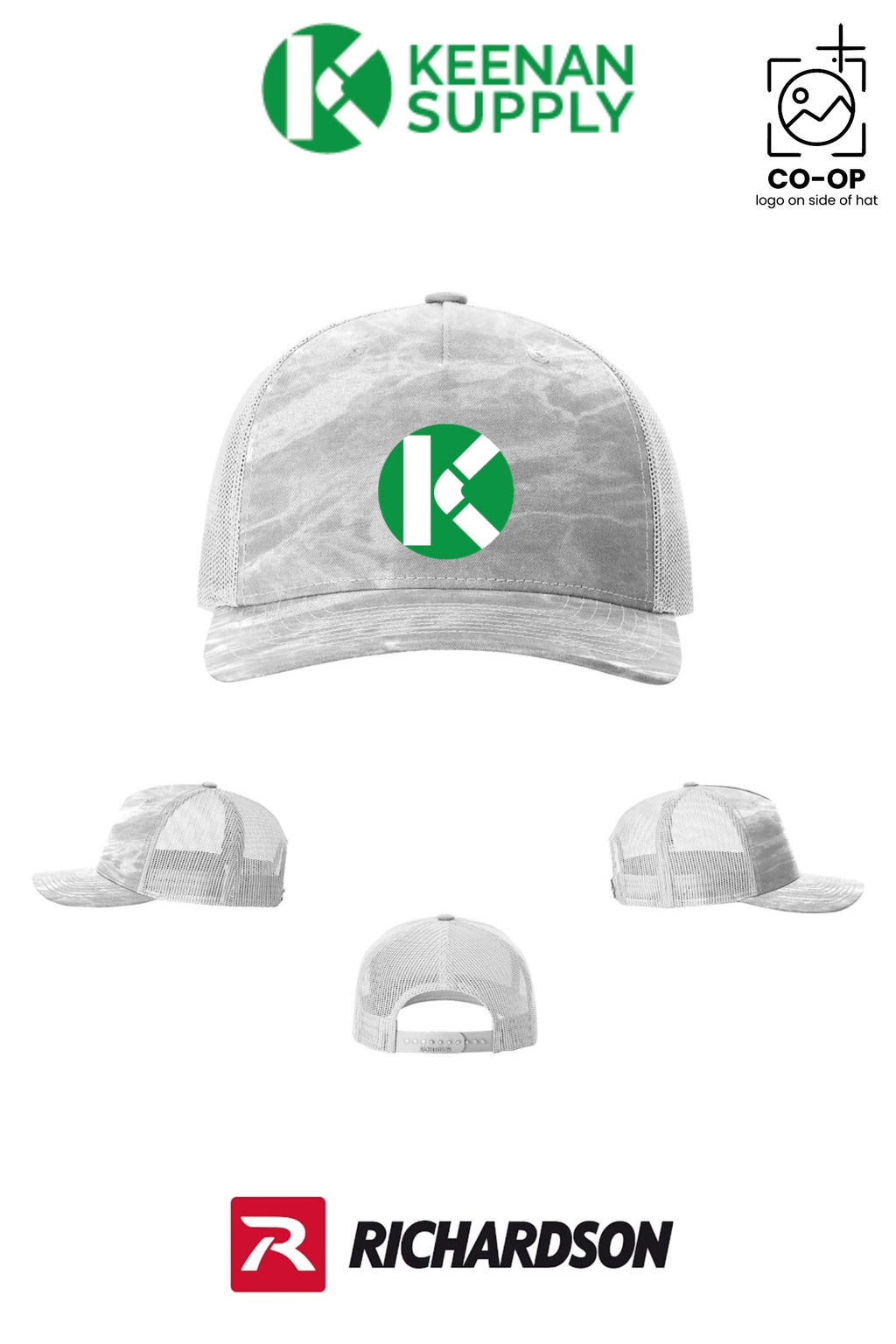 Richardson 112PFP Printed Five-Panel Trucker - KEENAN SUPPLY