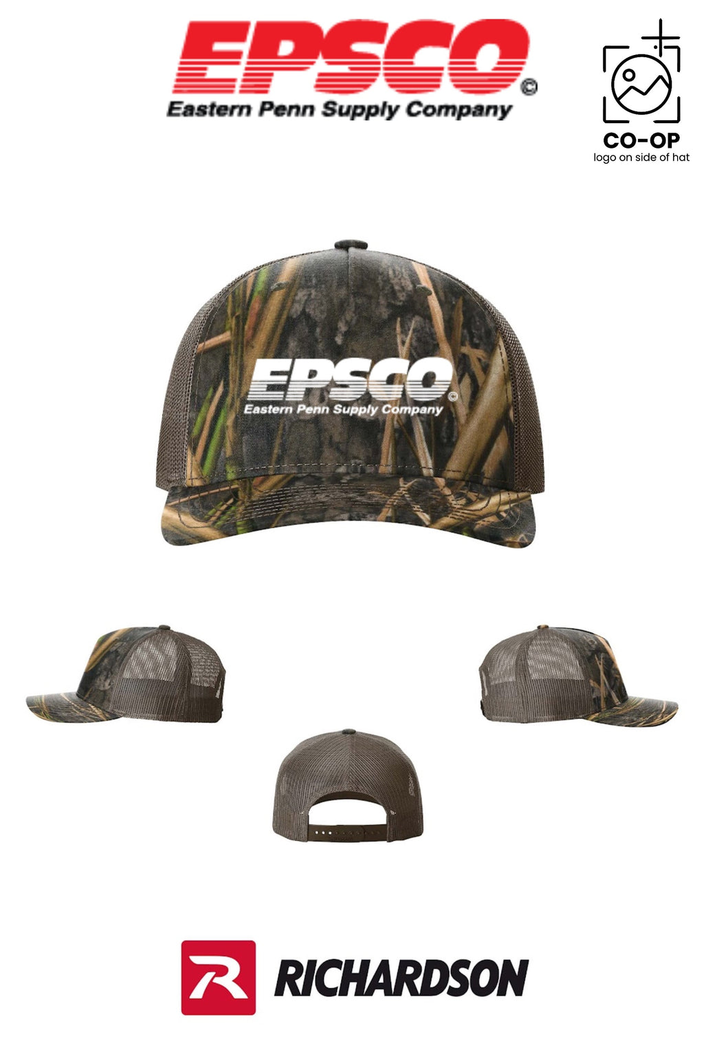 Richardson 112PFP Printed Five-Panel Trucker - EPSCO