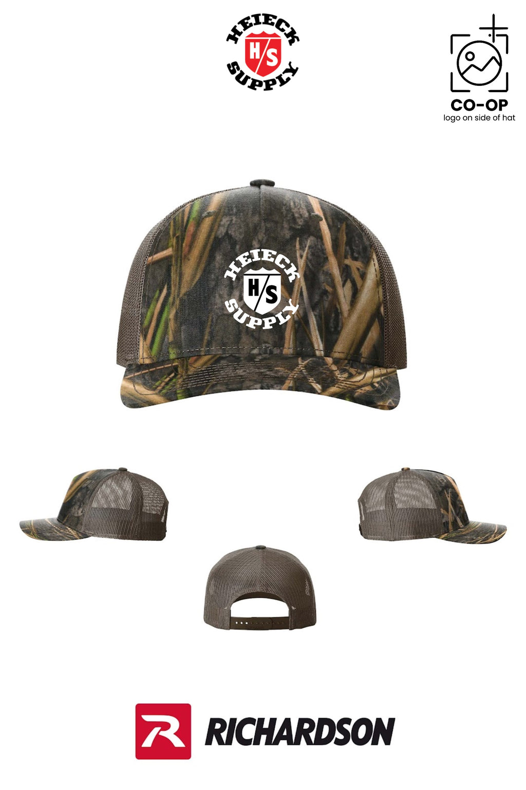 Richardson 112PFP Printed Five-Panel Trucker - HEIECK SUPPLY