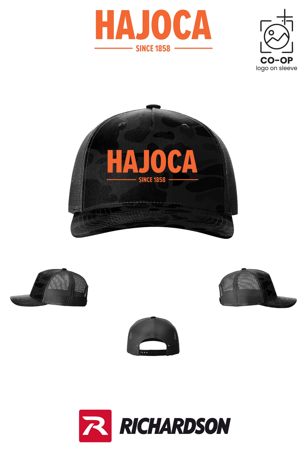 Richardson 112PFP Printed Five-Panel Trucker - HAJOCA