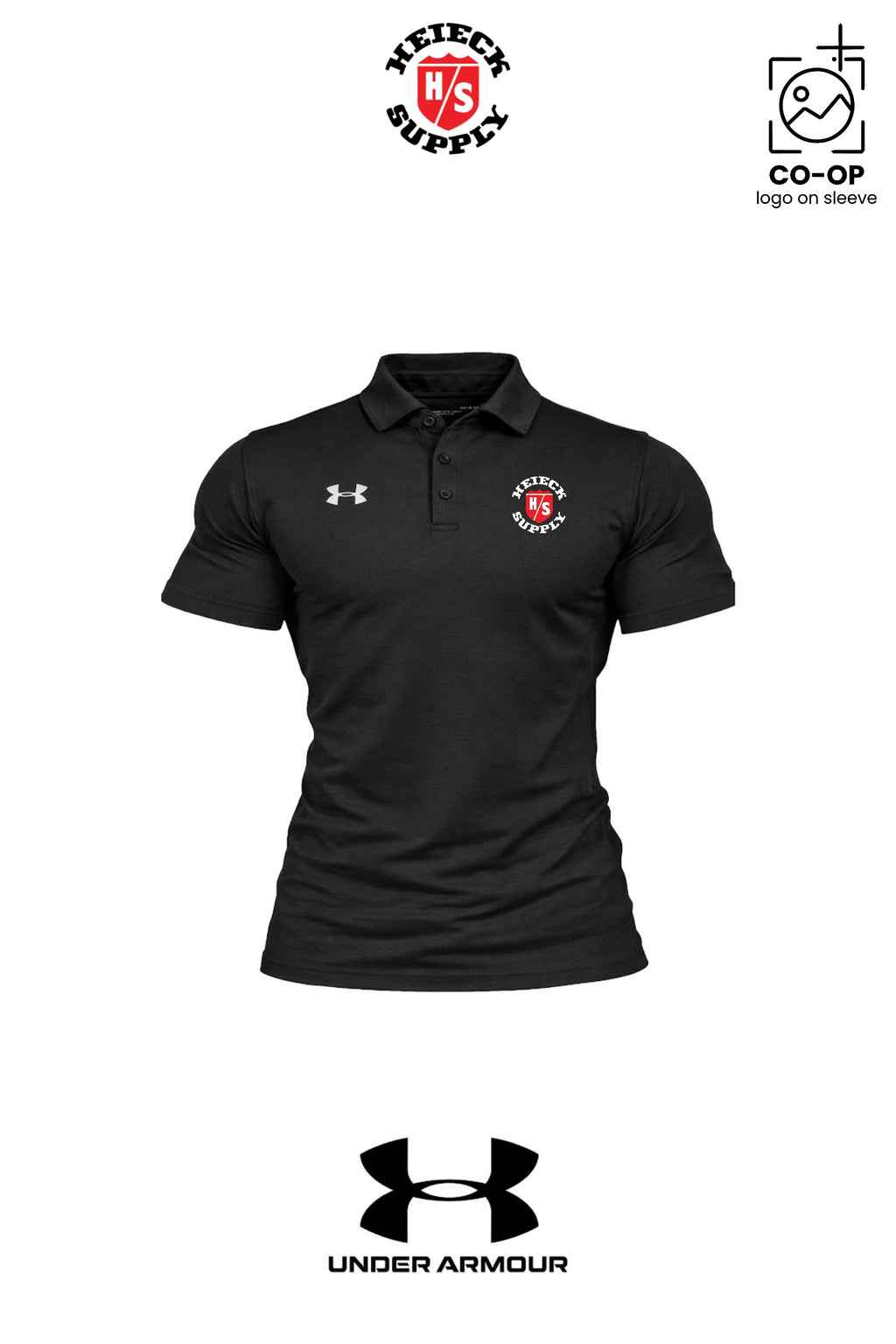 Under Armour Mens Tech™ Polo - HEIECK SUPPLY