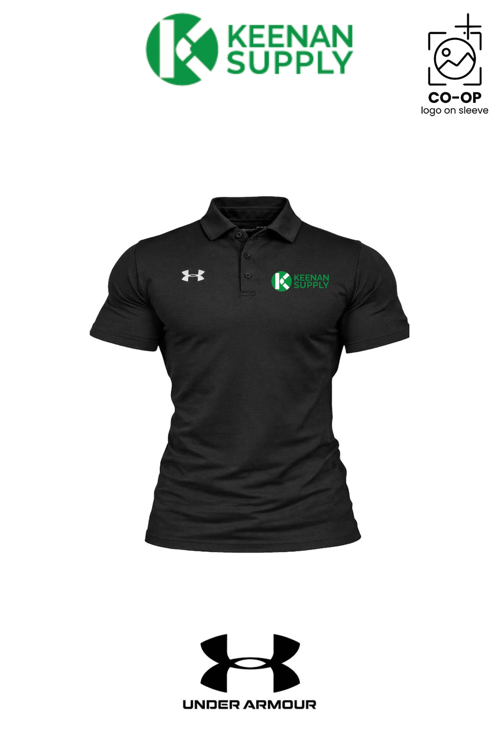 Under Armour Mens Tech™ Polo - KEENAN SUPPLY
