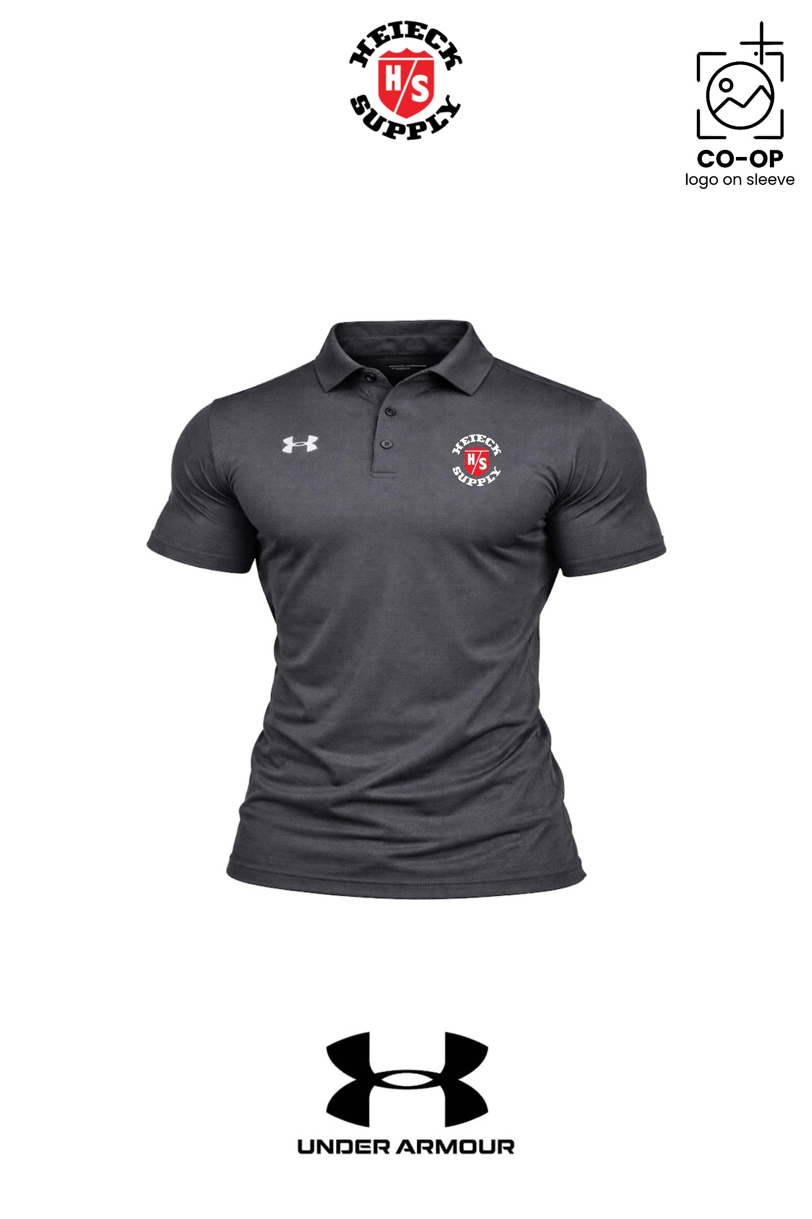 Under Armour Mens Tech™ Polo - HEIECK SUPPLY