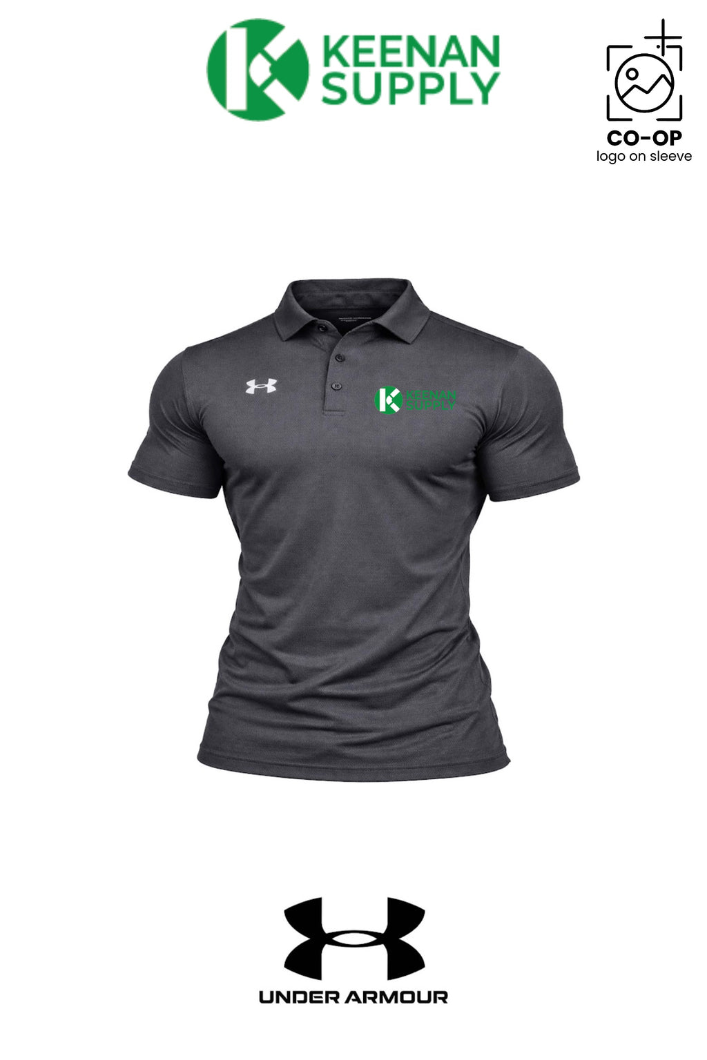 Under Armour Mens Tech™ Polo - KEENAN SUPPLY