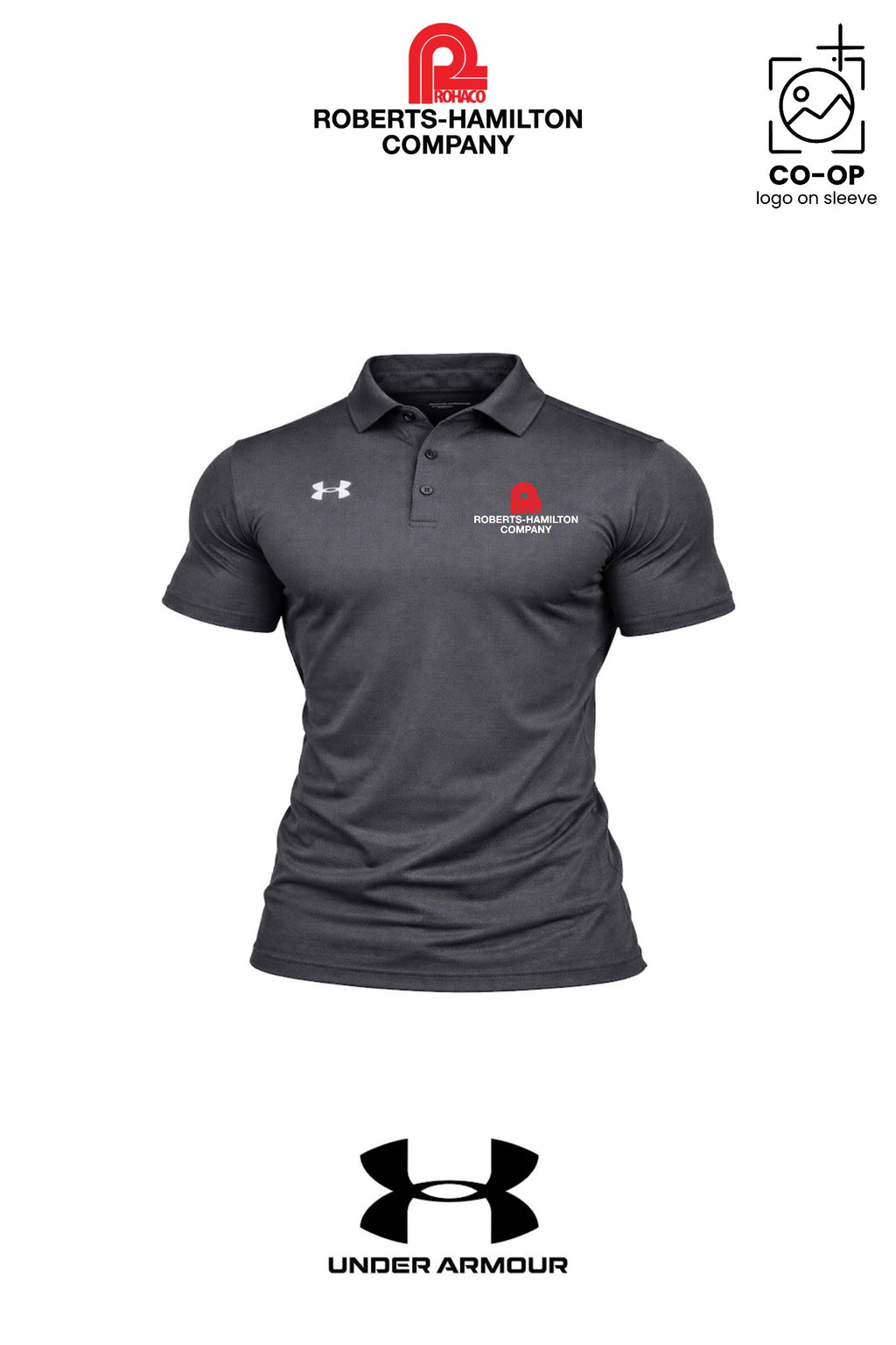 Under Armour Mens Tech™ Polo - ROBERTS-HAMILTON