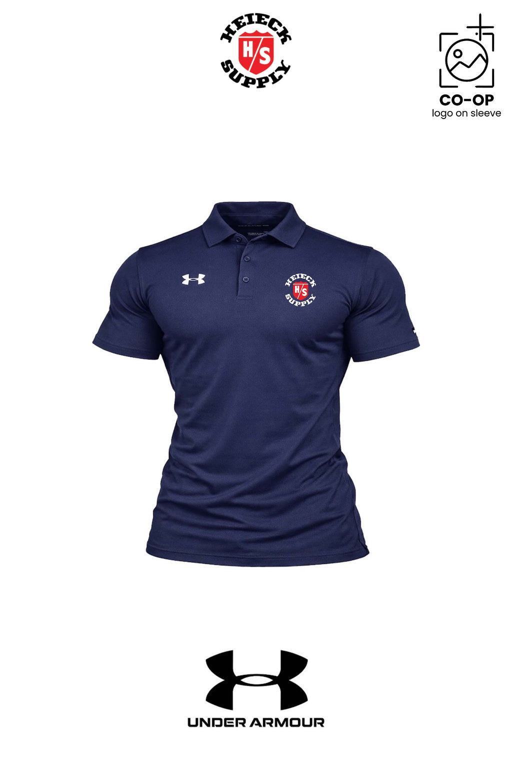 Under Armour Mens Tech™ Polo - HEIECK SUPPLY