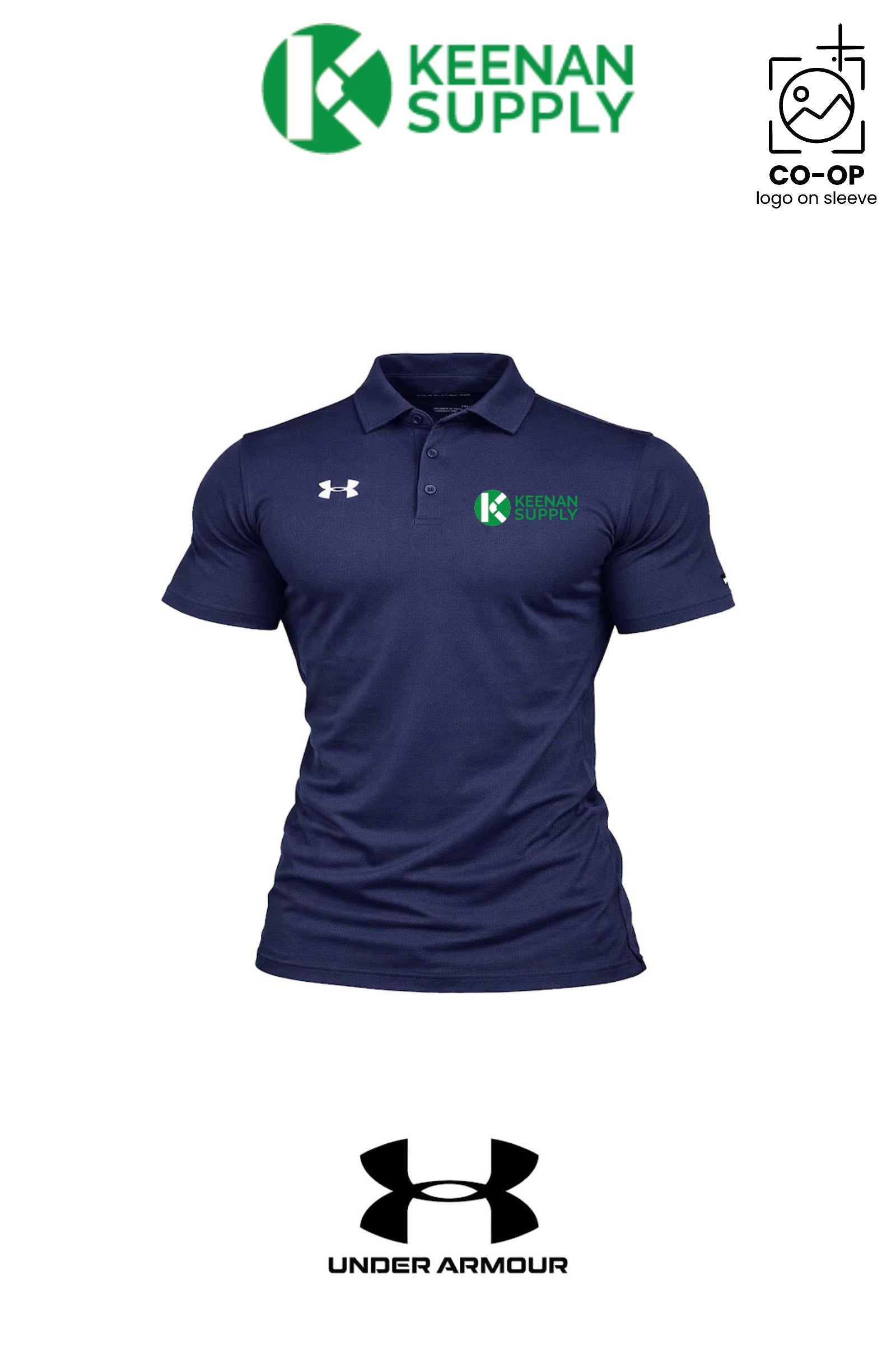 Under Armour Mens Tech™ Polo - KEENAN SUPPLY