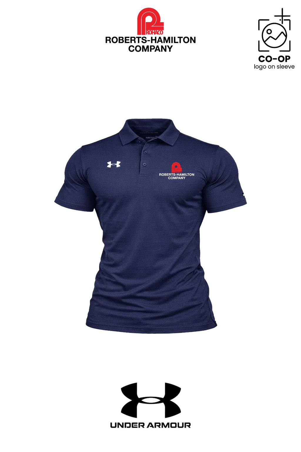 Under Armour Mens Tech™ Polo - ROBERTS-HAMILTON