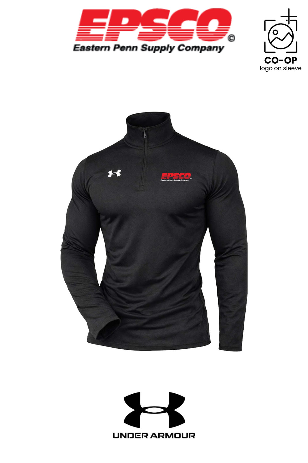 Under Armour Mens Team Tech™ Quarter-Zip Pullover - EPSCO